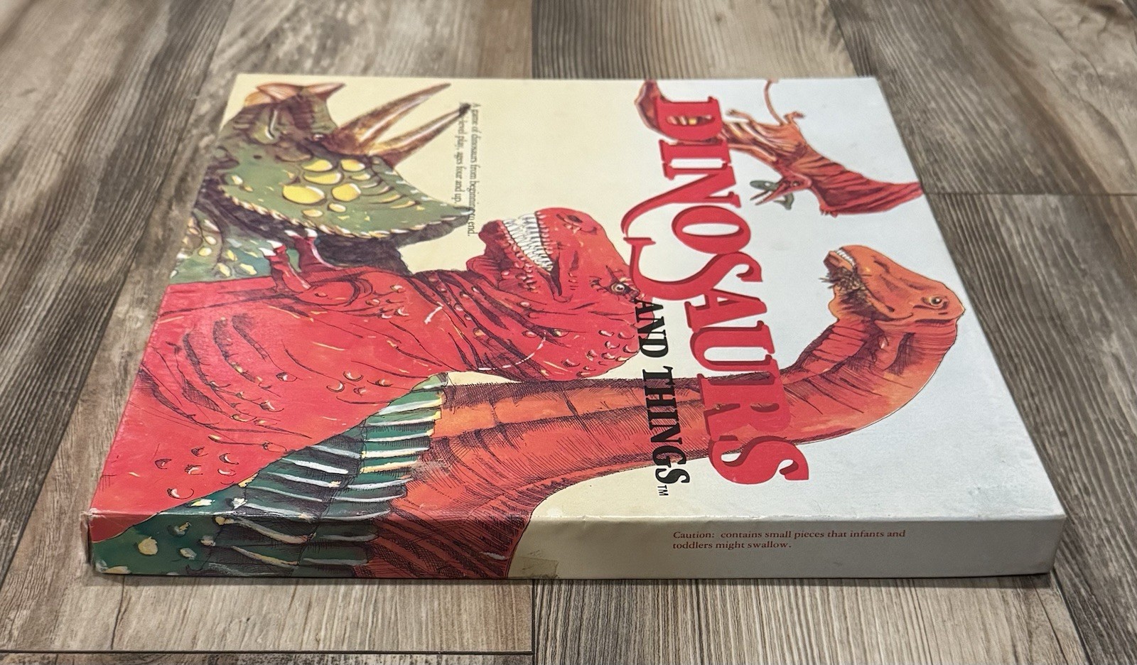 VINTAGE! 1986 Dinosaurs And Things Board Game New In Box – UNPUNCHED!!