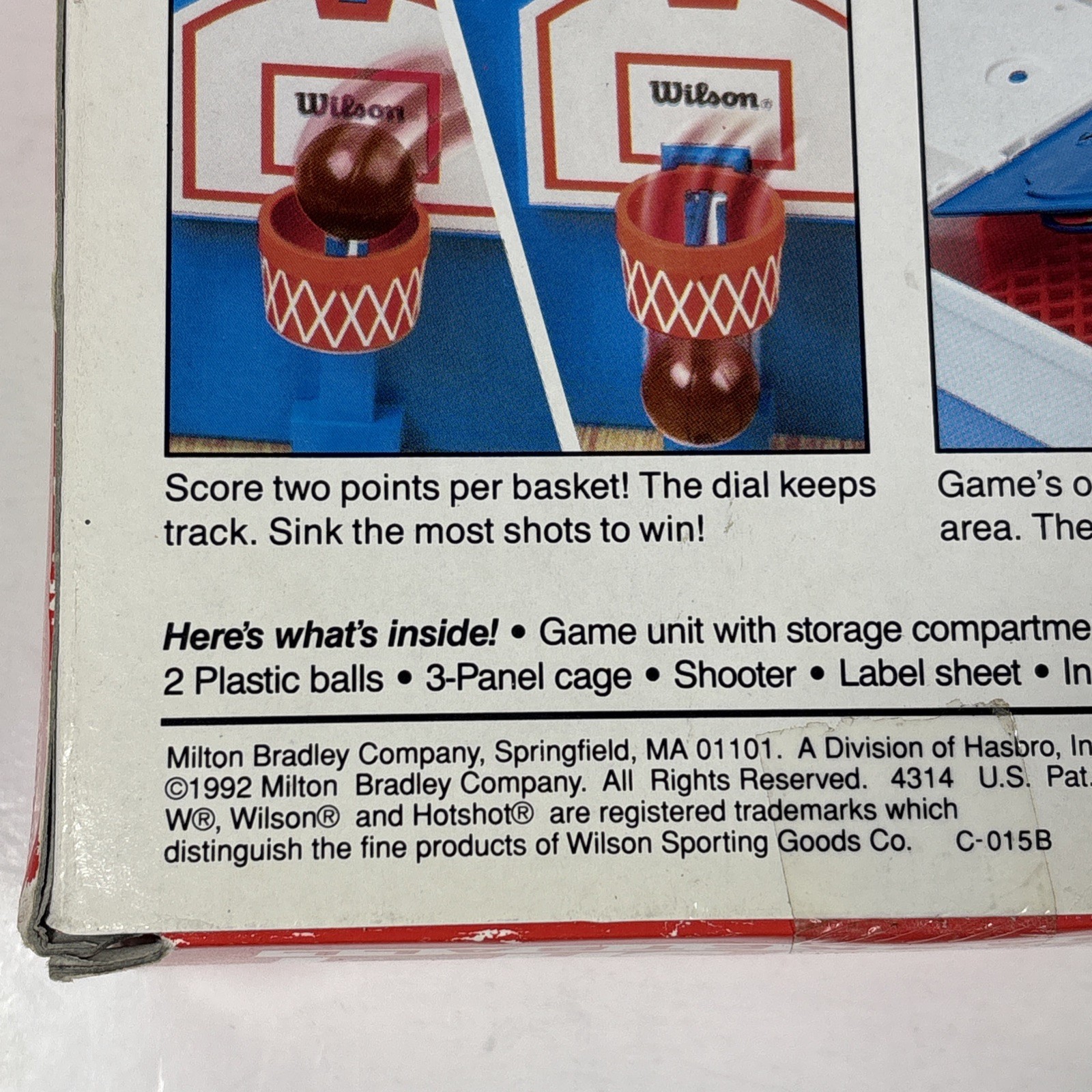1992 Milton-Bradley Motorized Hot Shot Basketball Travel Game New & Sealed