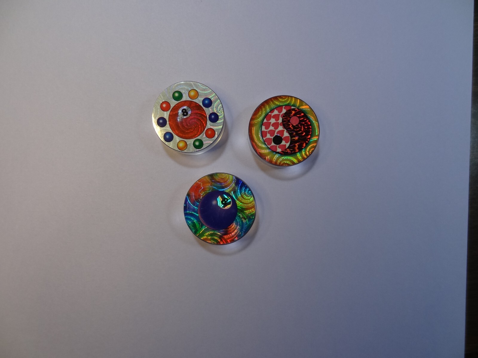 Pogs * Slammers * Miscellaneous * 3 Different * 1-1/2″ x 1/2″ Colorful * Set 2