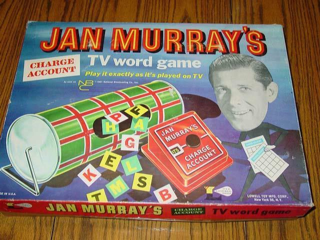 VTG Lowell Games : Jan Murray’s – Charge Account – TV Word Game(Complete)