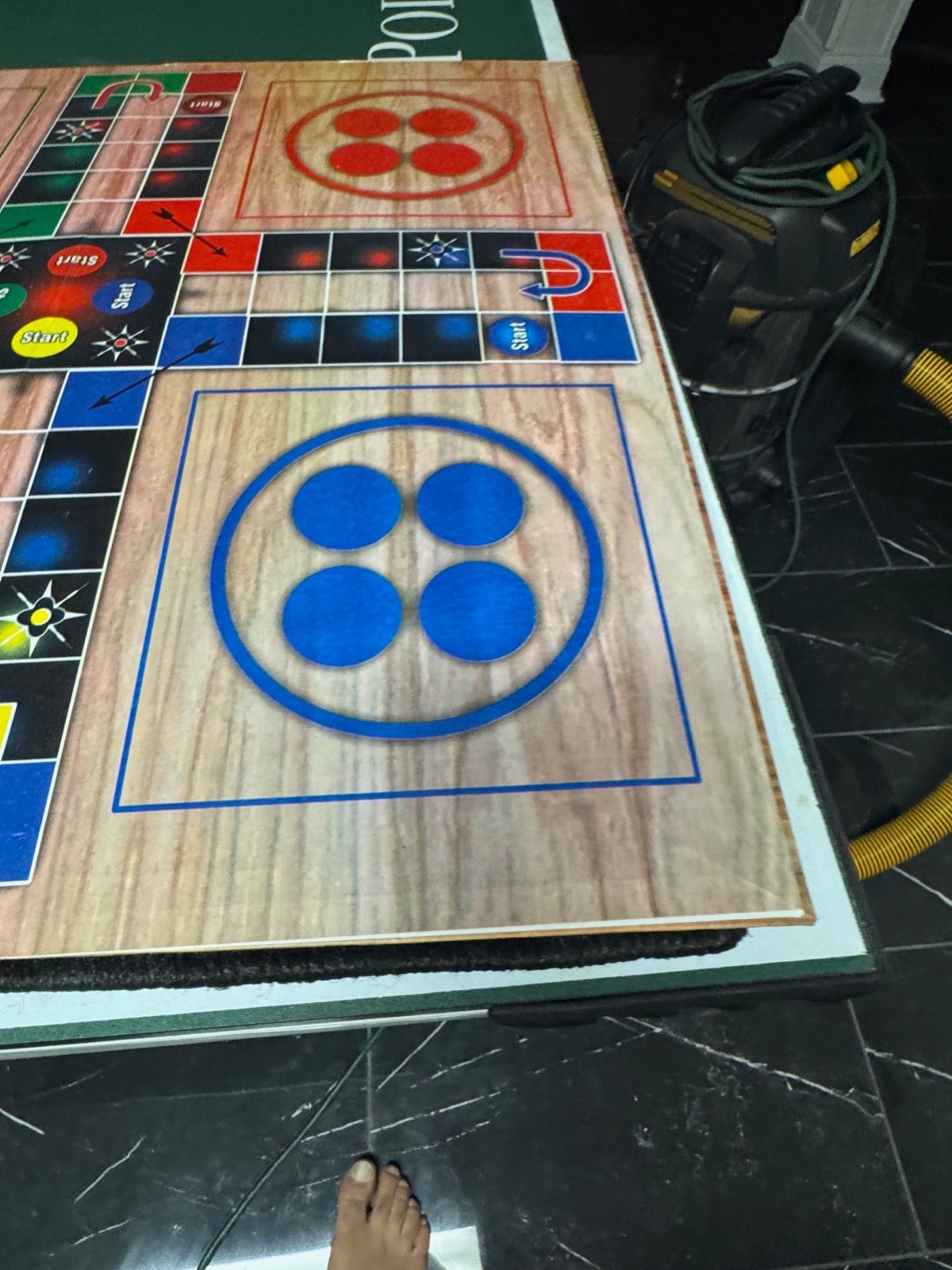 Laminated Ludo Board Game 24 Inches With Pieces and Dice Handmade Smooth Finish