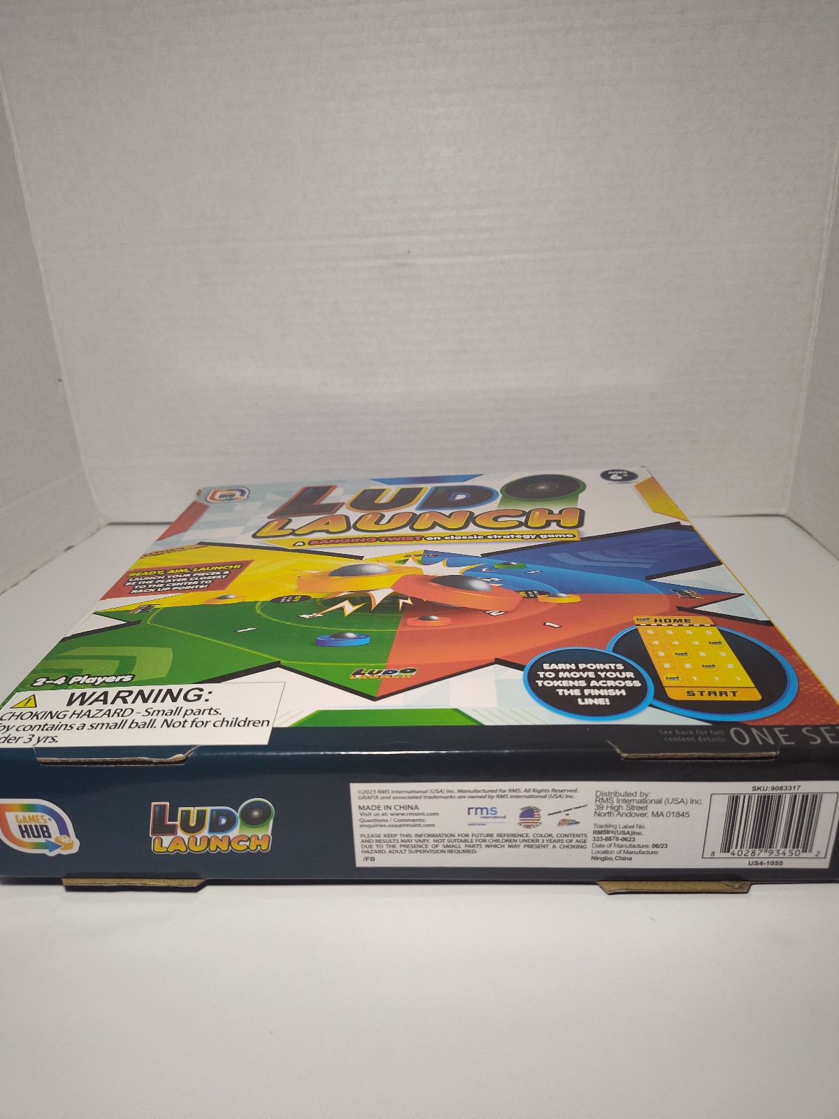 Ludo Launch Board Game Complete Family Strategy Game Play Games Hub 100% Comp