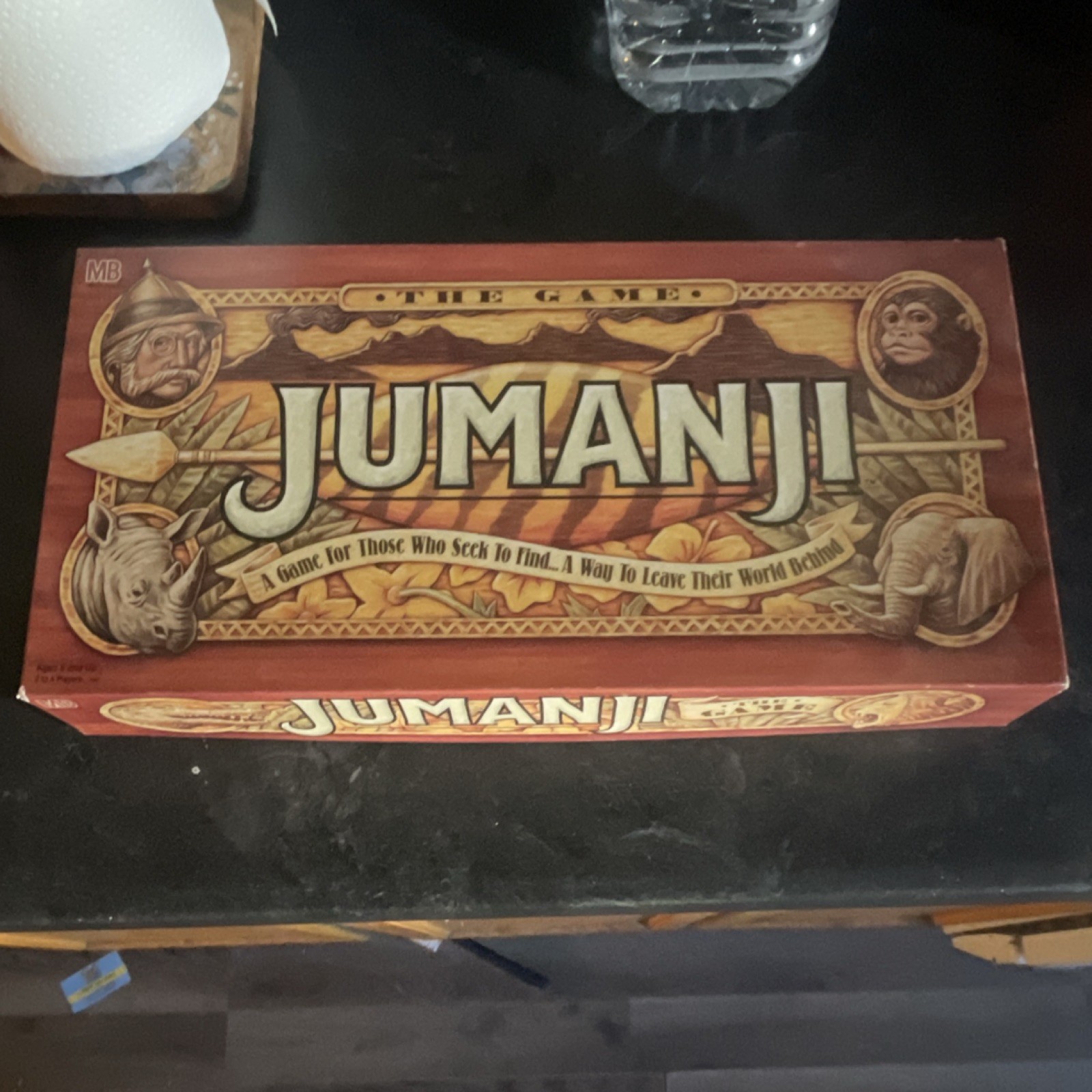 Milton Bradley Jumanji The Game Board Game w/ Timer Vintage 1995 MPN 4407