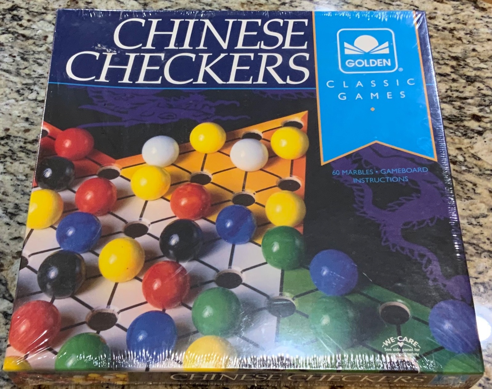 1993 Chinese Checkers Game All Pieces Included For 2-6 Players Age 5+ New Sealed