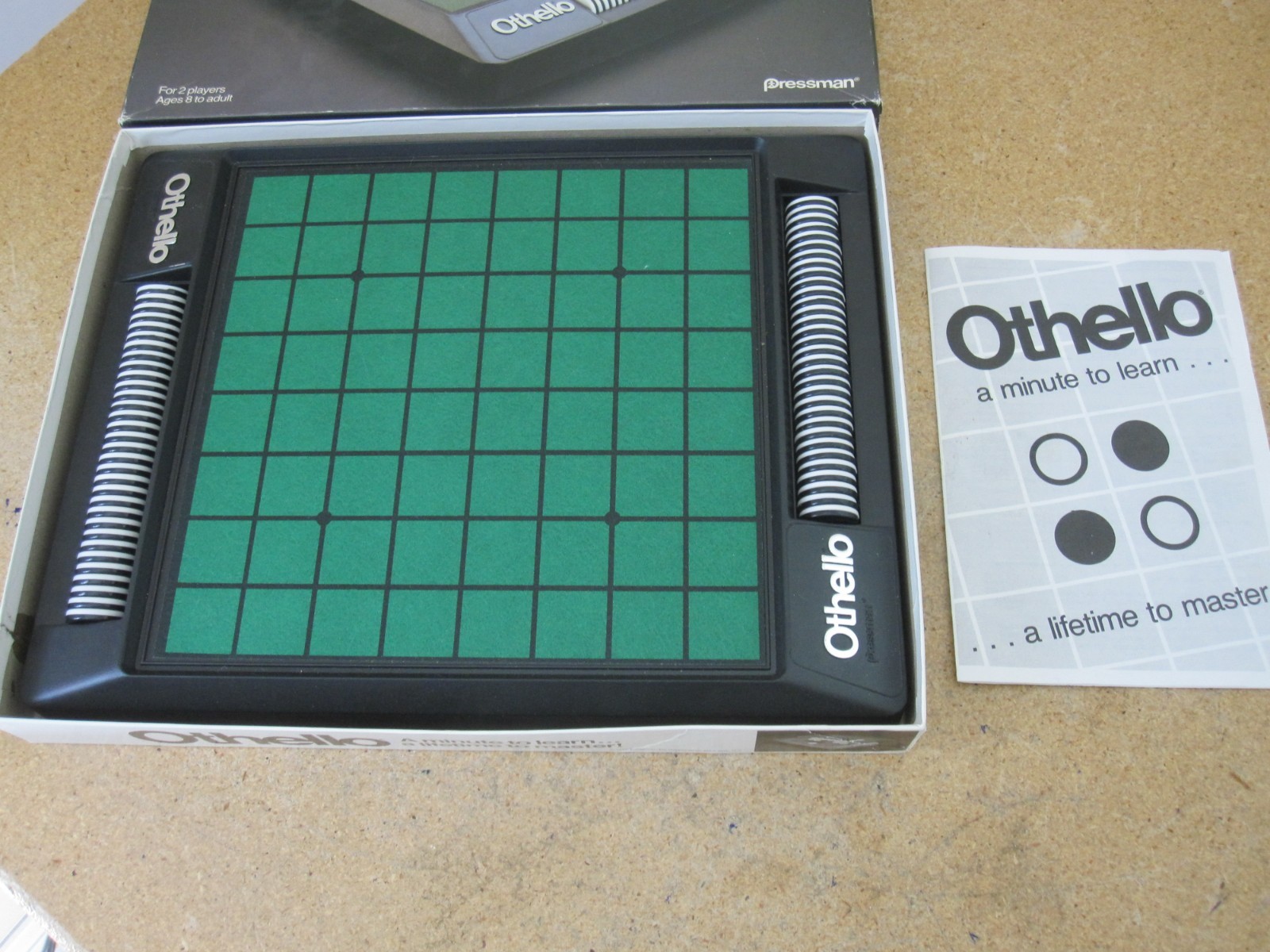 Othello Board Game – Pressman 1991 COMPLETE