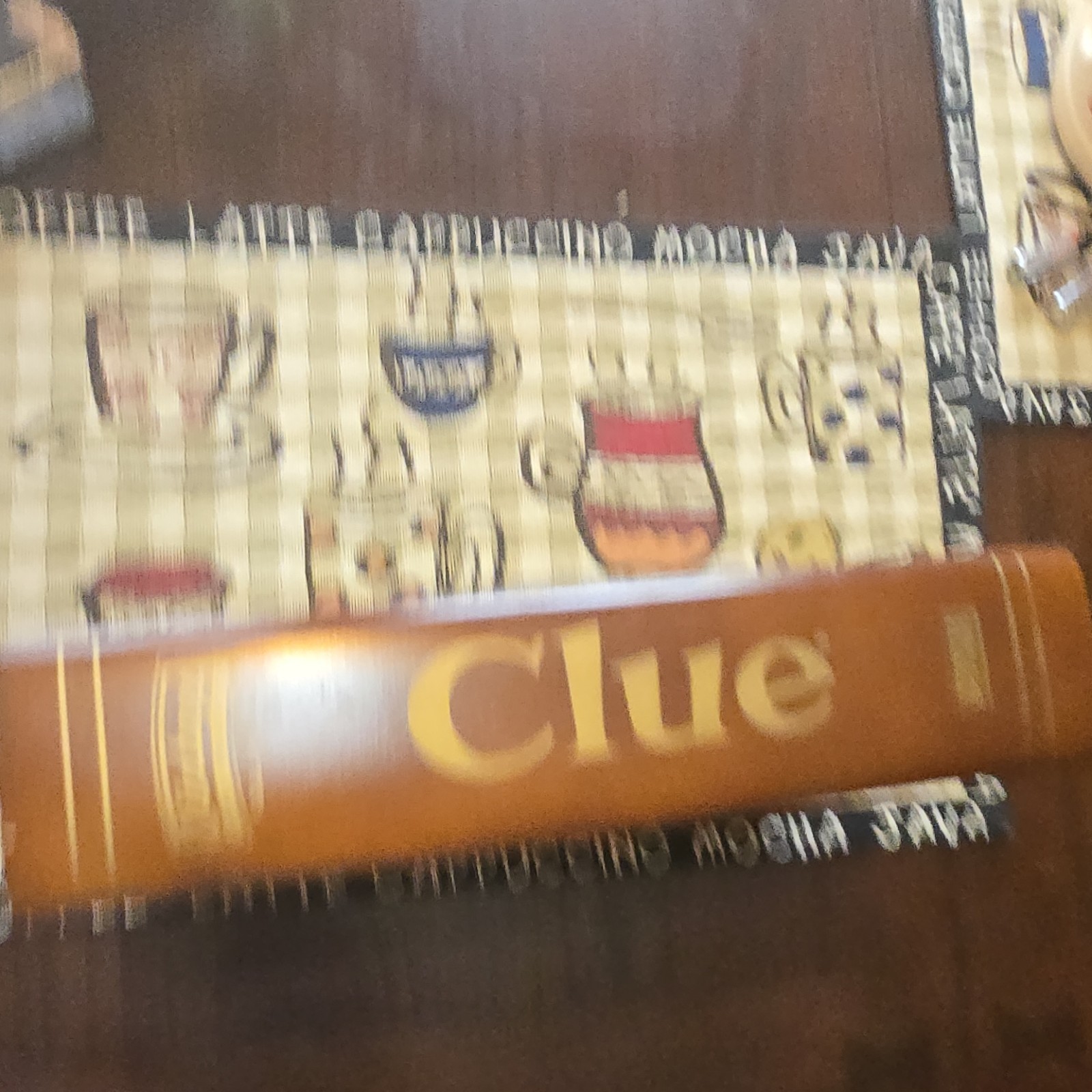 Parker Brothers Clue Wooden Box Edition Complete Board Game Wood Case Vintage