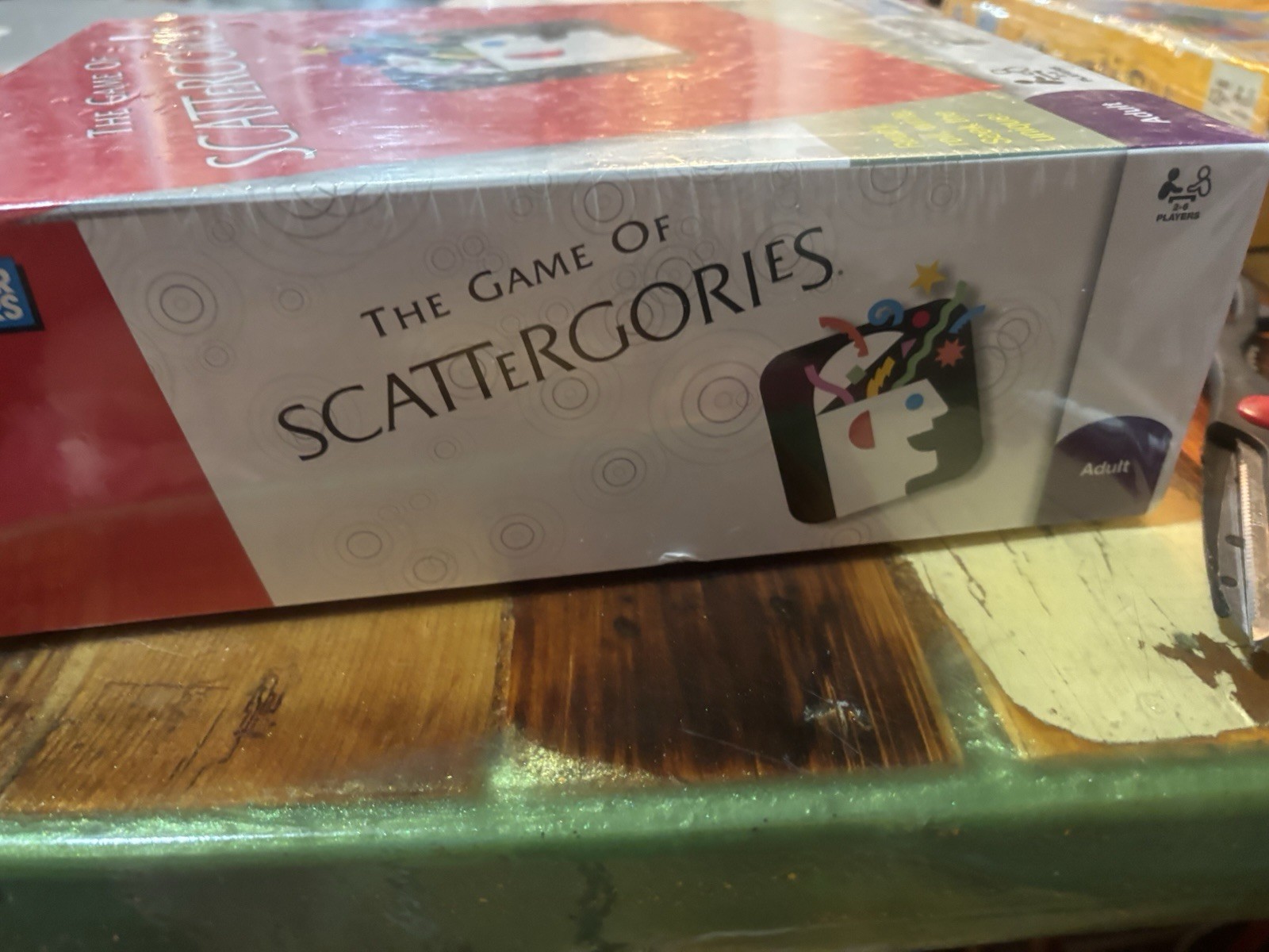 Parker Brothers Scattergories Party Game Strategy Theme 20-Sided Die Adult