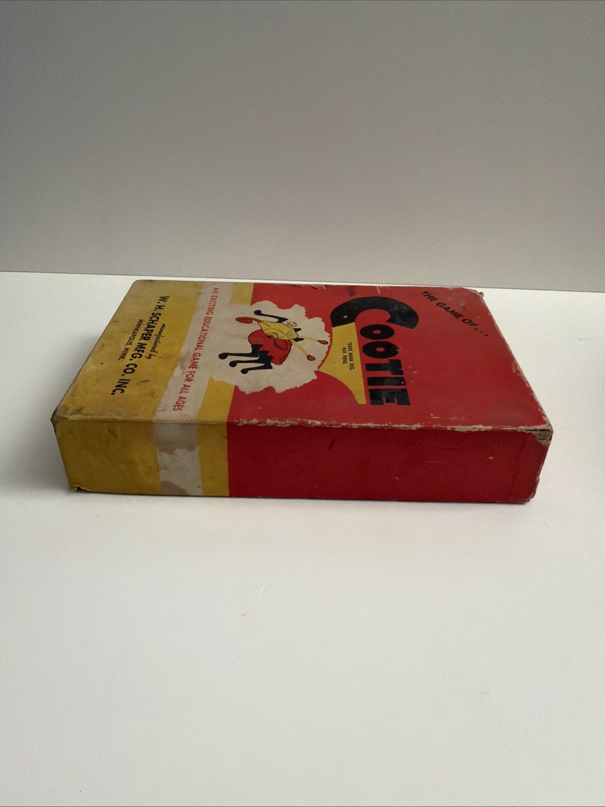 1949 ORIGINAL GAME OF COOTIE W.H. SCHAPER MFG CO. COMPLETE ALL PIECES EUC