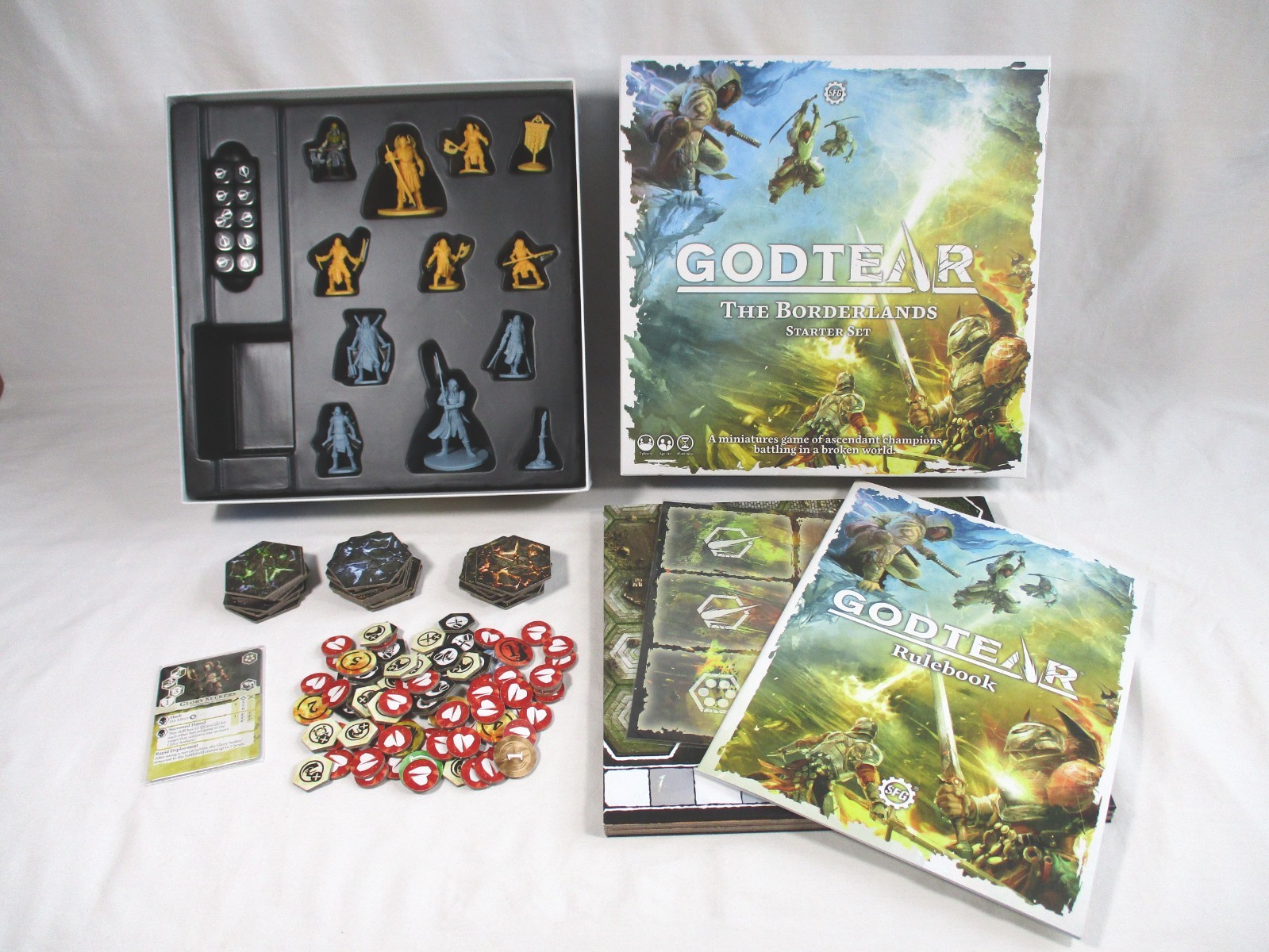Steamforged Games Godtear: The Borderlands Starter Set Board Game w/ Miniatures…