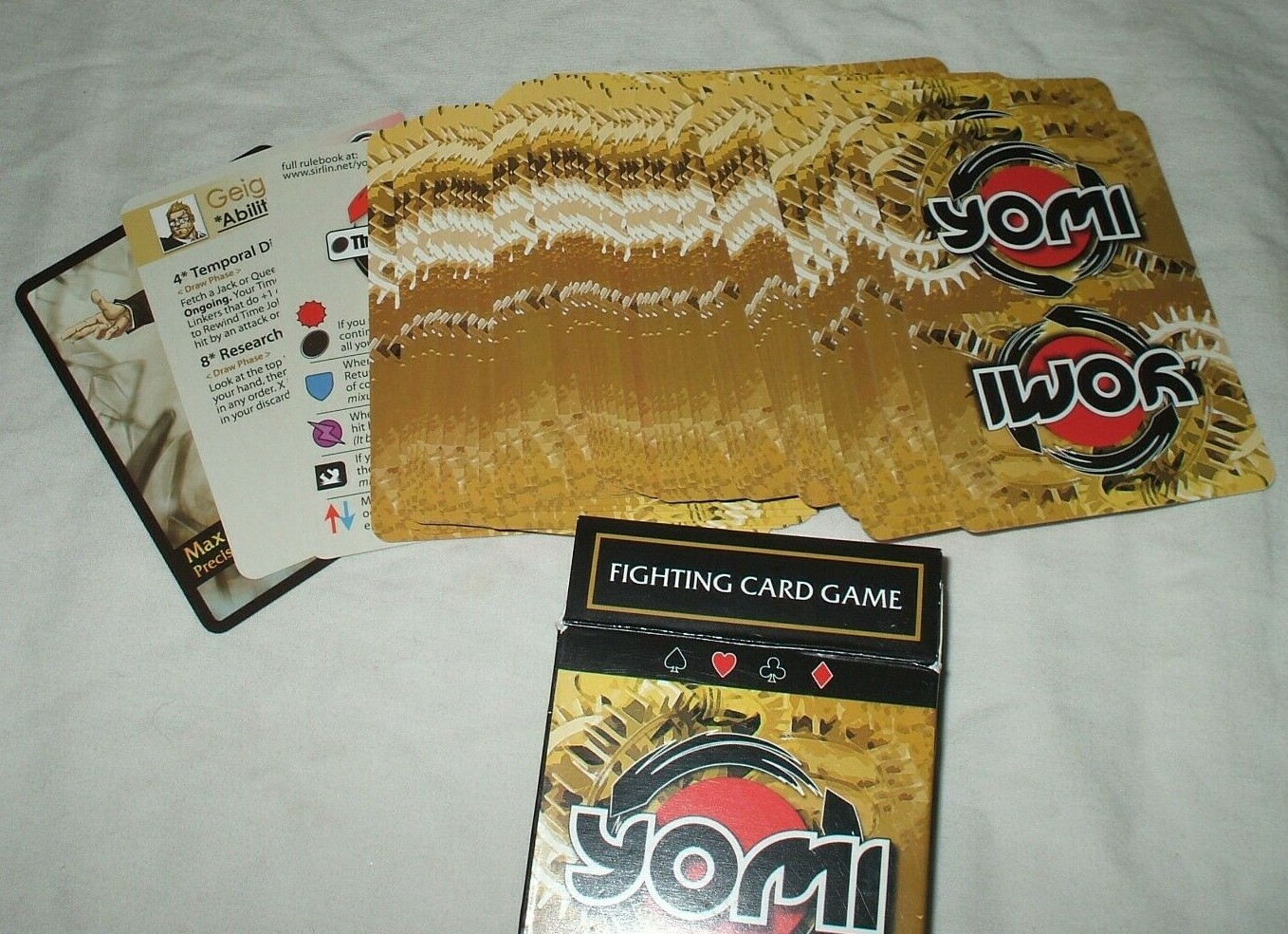 Sirlin Games Yomi Fantasy Strike Max Geiger Card Deck