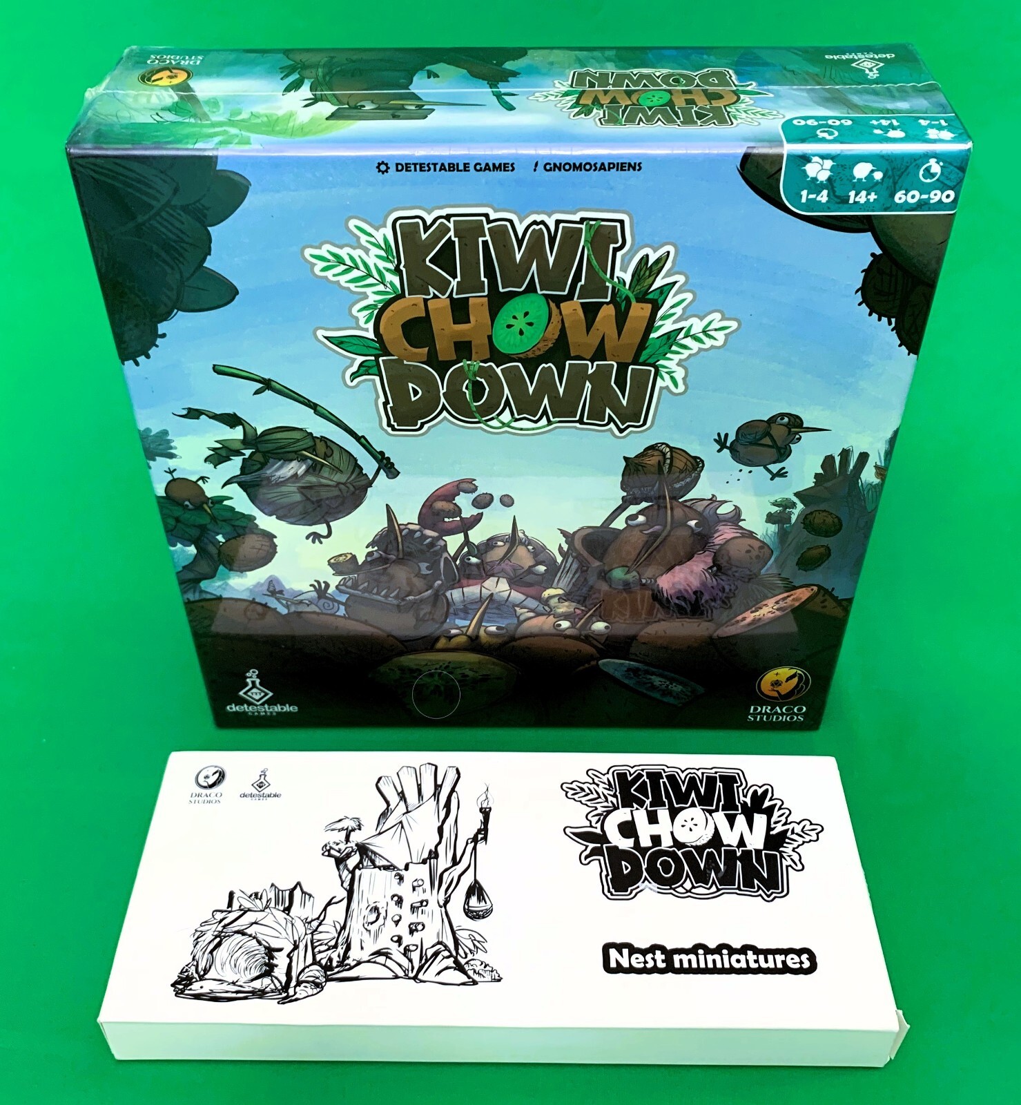 Kiwi Chow Down (Kickstarter Base Pledge + Expansion + Miniatures) Board Game
