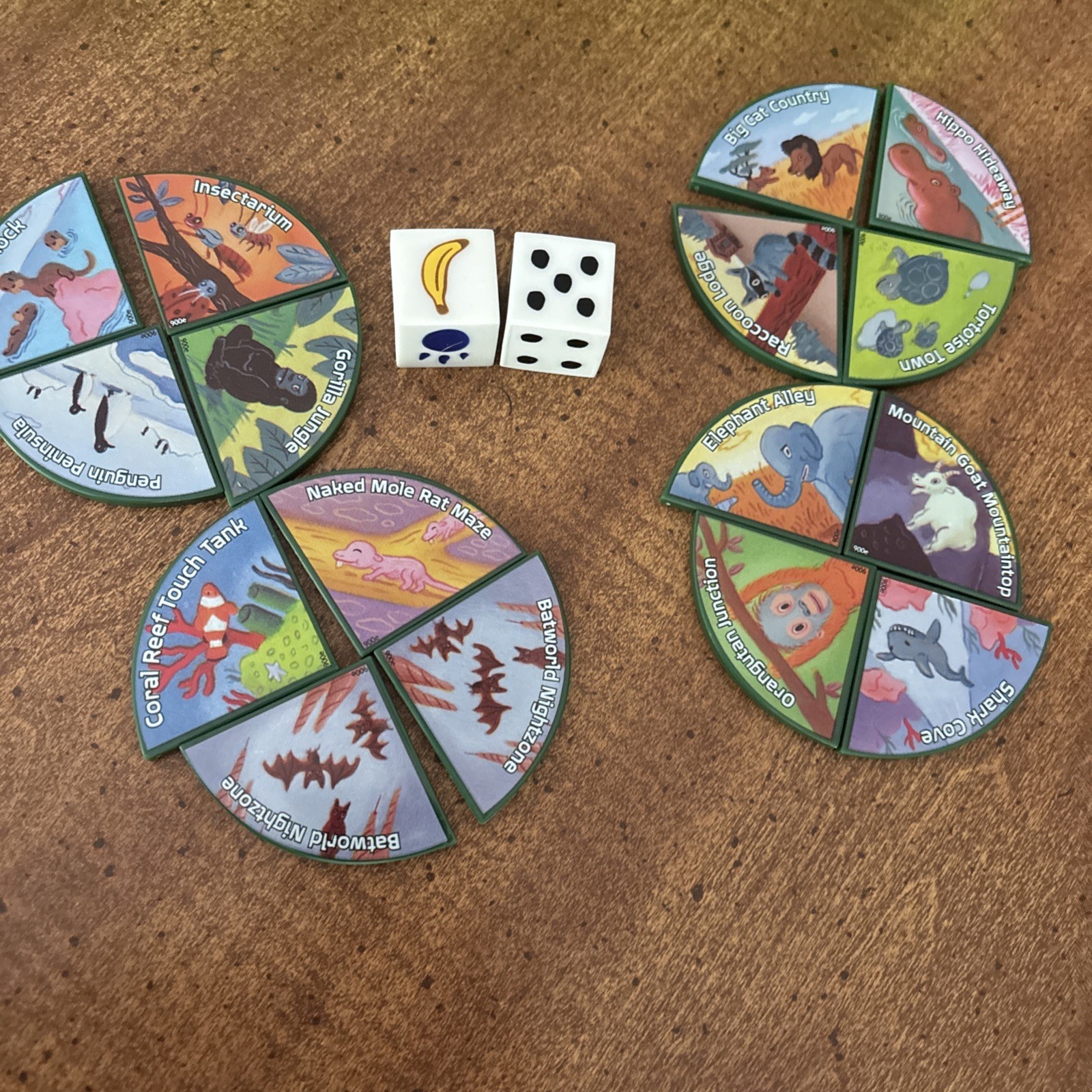 Ceanium Zooreka Replacement piece 4 Selection & 1 lucky tokens 16 habitat dice
