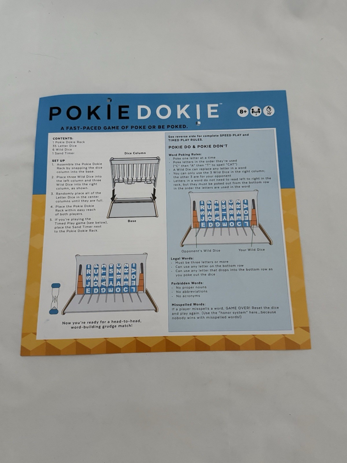 Pokie Dokie Game by Marbles Brain Workshop: A Fast-Paced Word Building Game-
