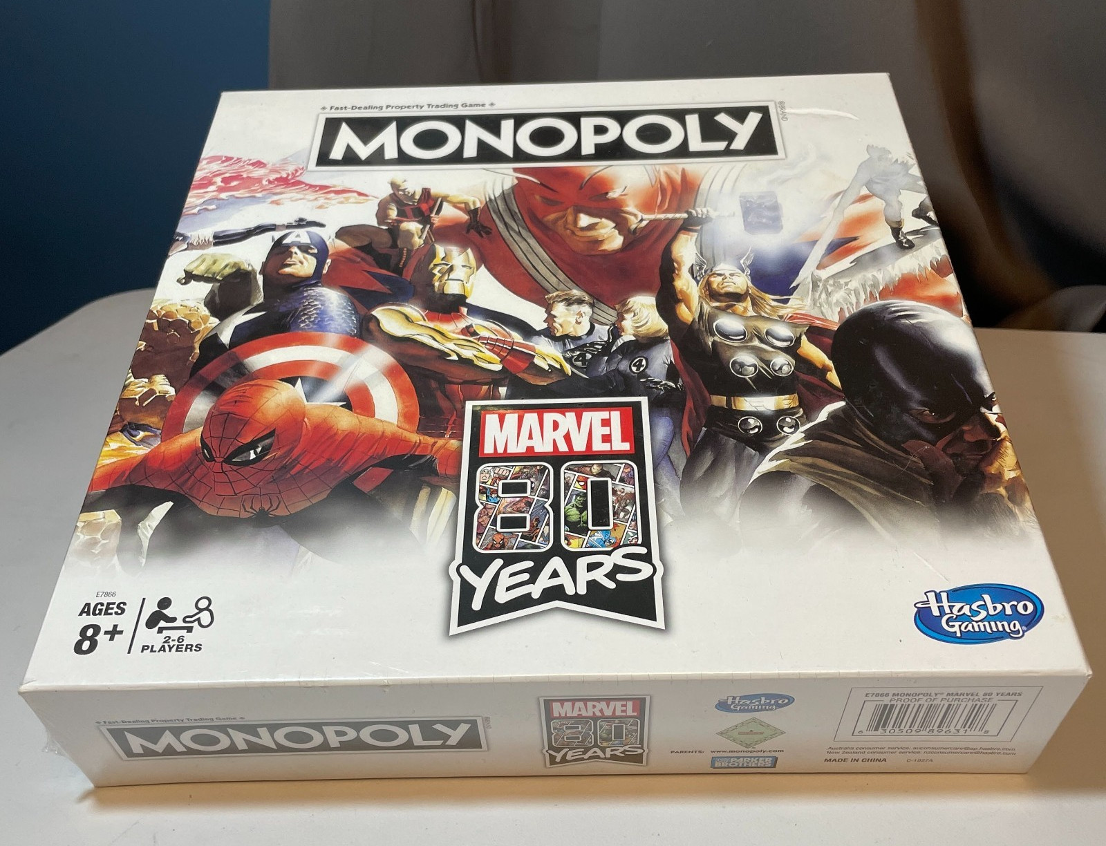 Monopoly MARVEL 80 YEARS Brand New / Factory Sealed 2018 Iron Man Thor Spiderman