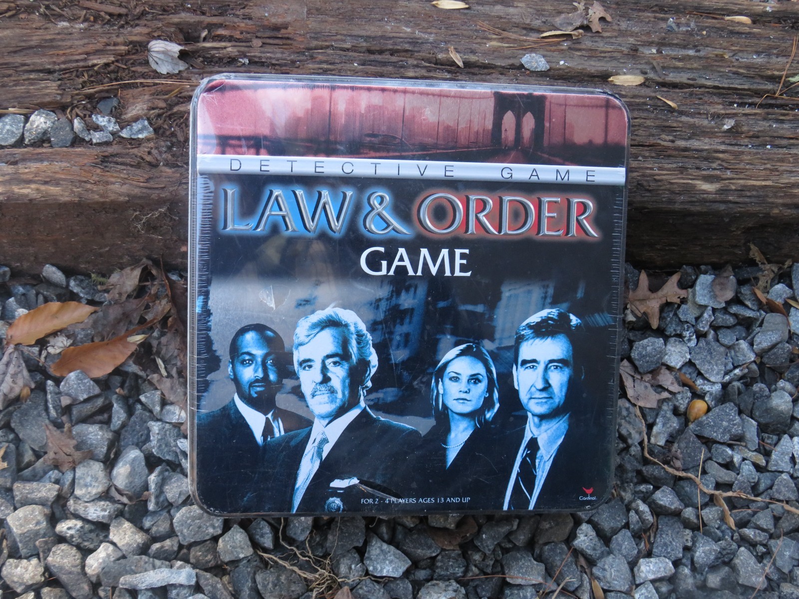 Law And Order Detective Board Game Factory Sealed New metal tin box