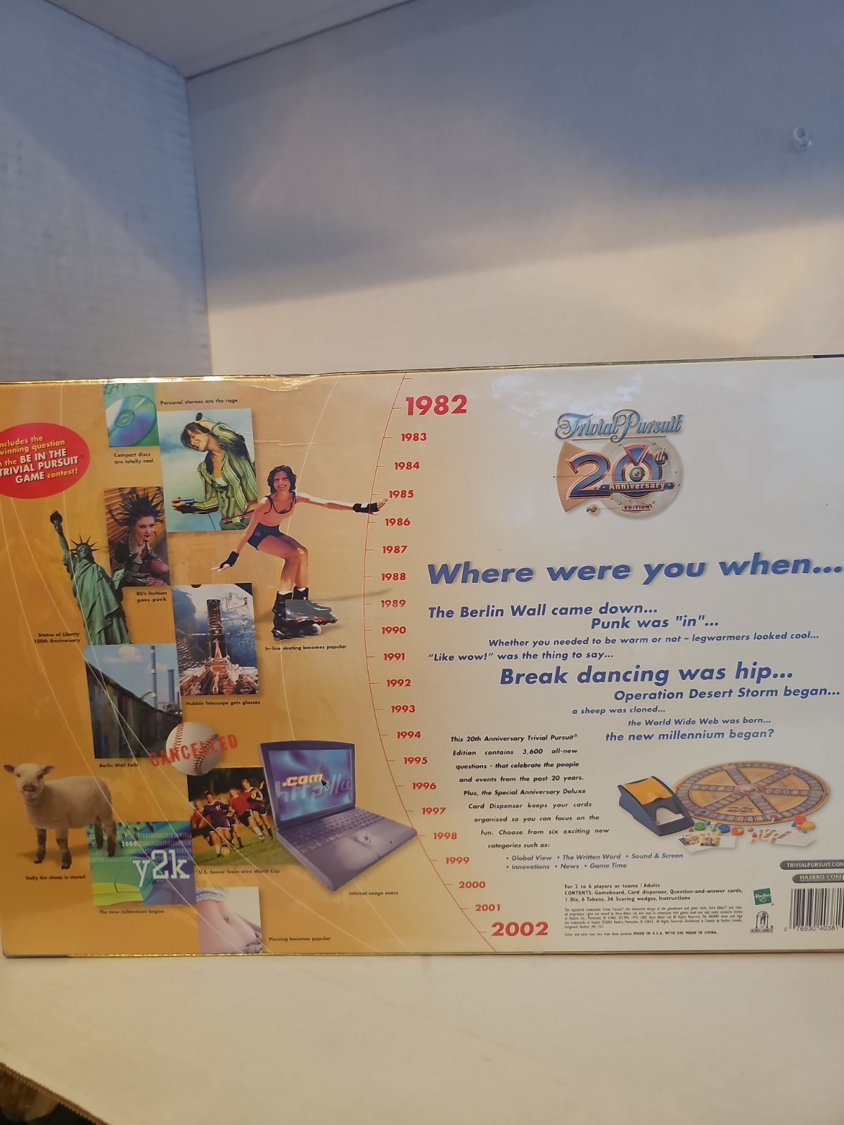 Trivial Pursuit 20th Anniversary Edition Cards Board Game Trivia SEALED NEW
