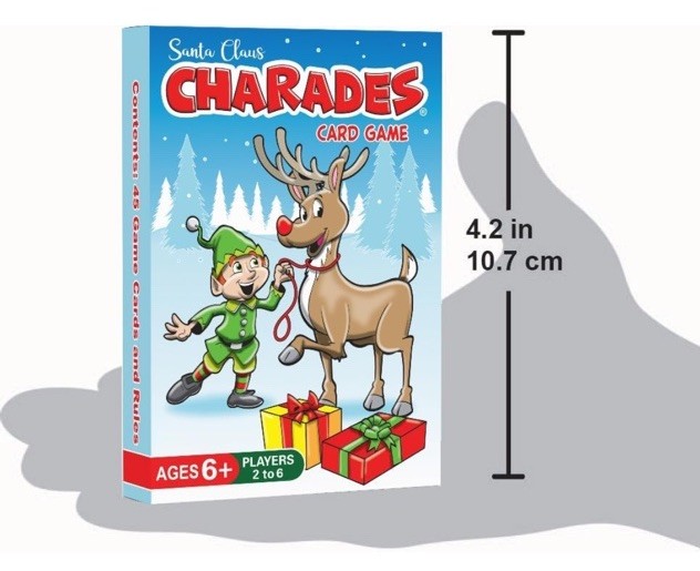 Santa Claus Charades Card Game for Kids Christmas Family Party Sealed