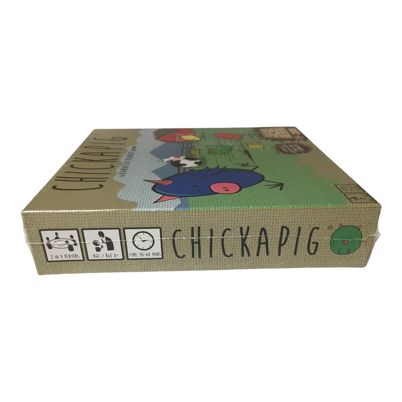 Chickapig Board Game Family Board Game Age 8+ (2-4 Players) Farm to Table Cow