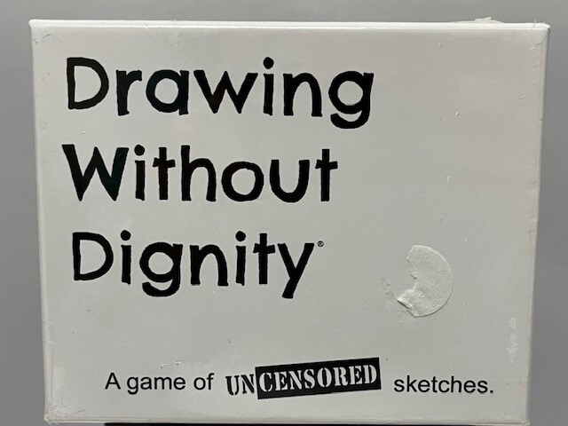 LOT 2 mature Party Games sealed NEW NIB Drawing w/o Dignity & Disturbed Friends