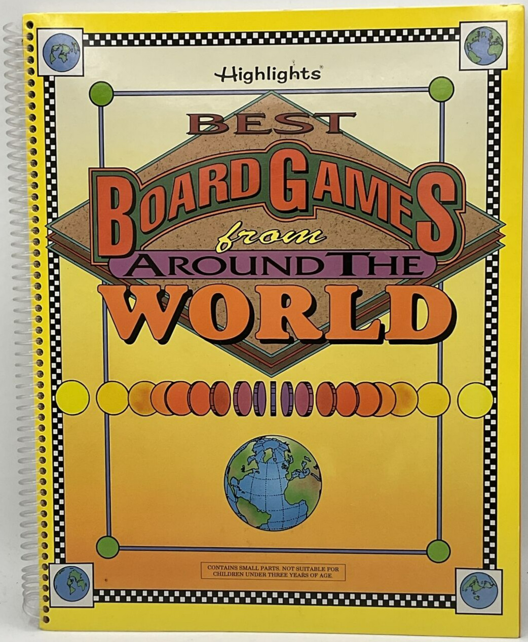 Vintage 1992 Highlights Best Board Games from Around the World Book Unused