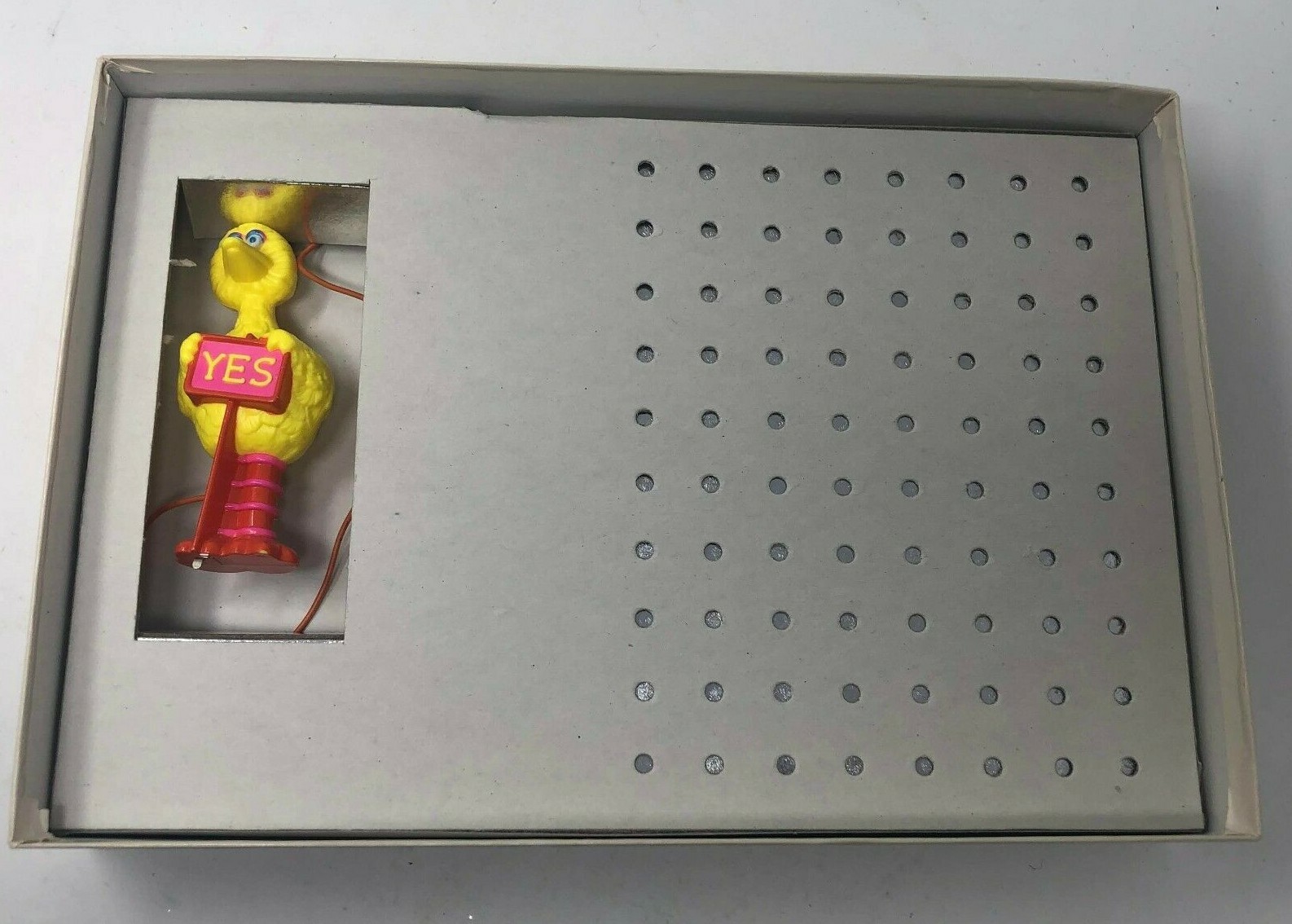 Vintage 1986 Sesame Street Light and Learn Letter & Number Matching Game – Works