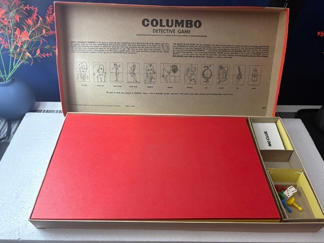 1973 VINTAGE BOARD GAME-Columbo- Milton Bradley Complete- RARE