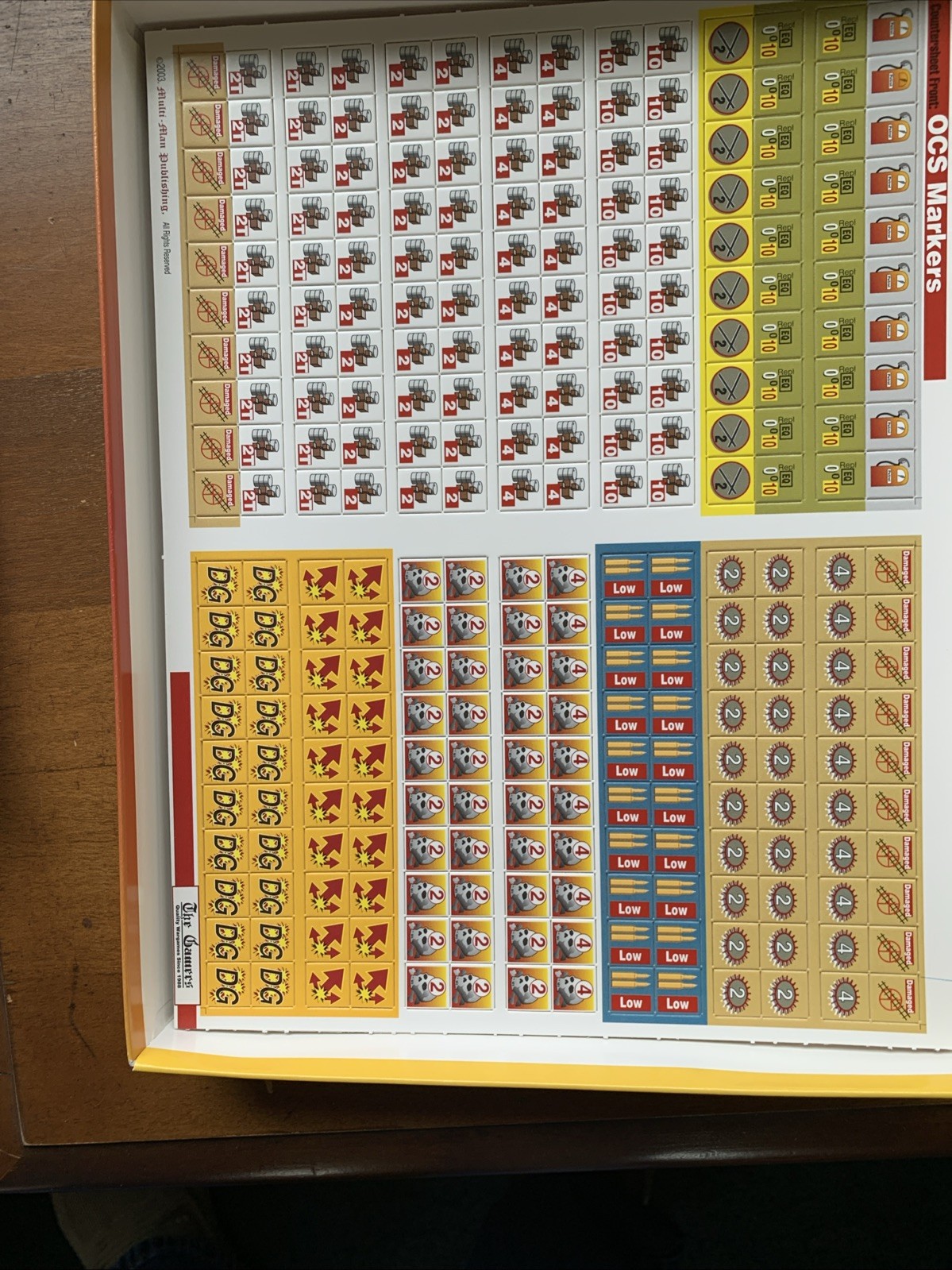 Multi-Man Publishing Korea: The Forgotten War War Board Game Complete Game