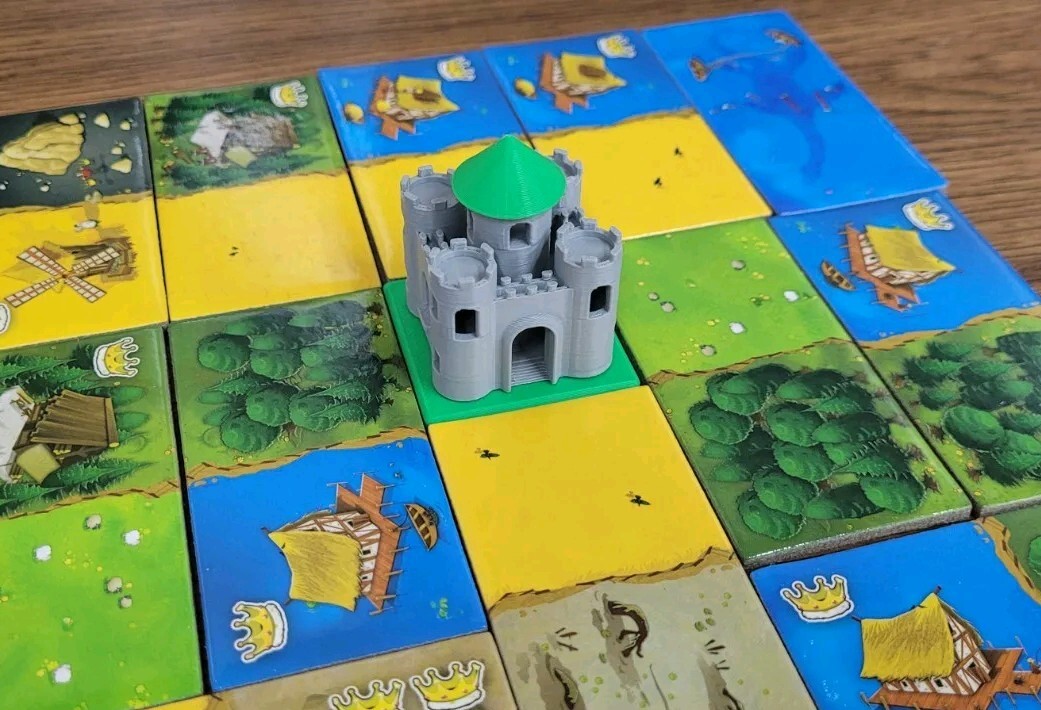 Kingdomino Castles Upgrade- 3d Printed – ANY COLOR