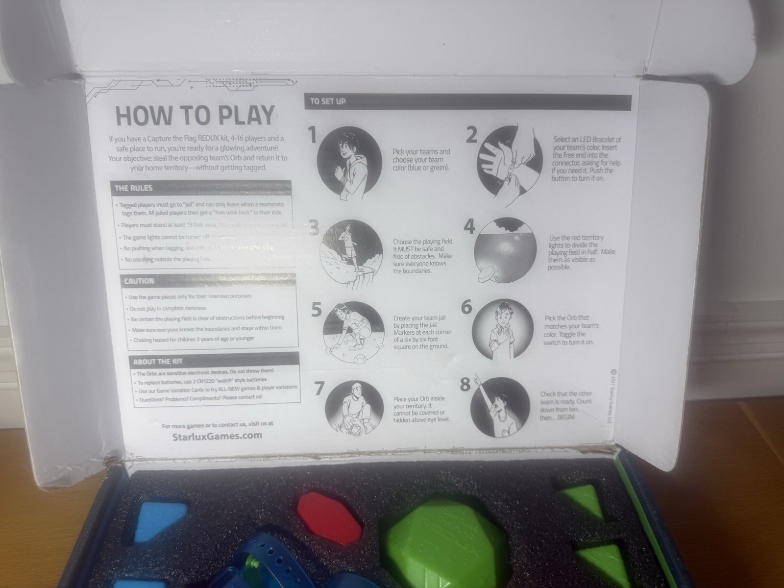 Capture The Flag Kids Game – Glow in Dark – Redux