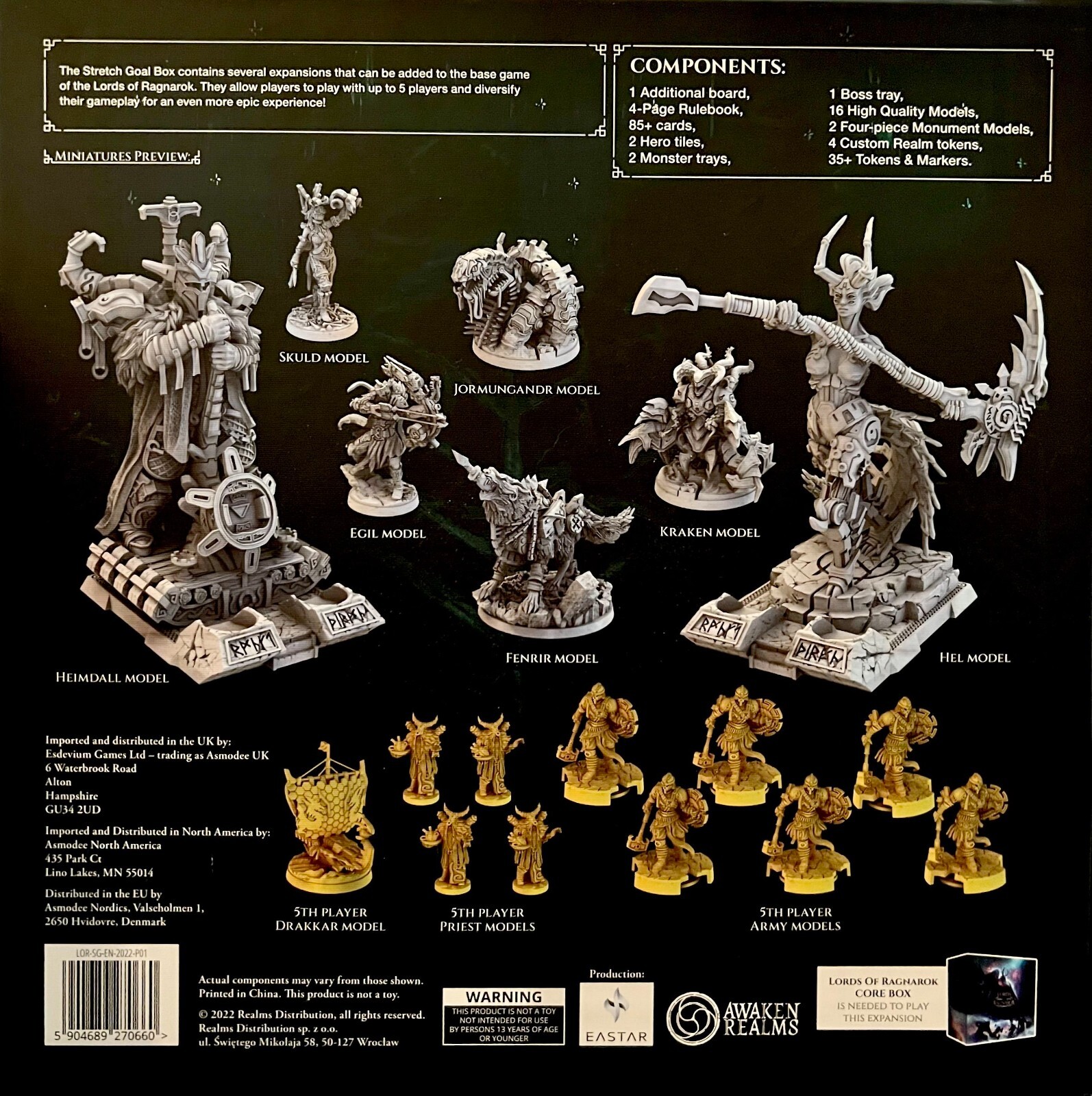 Lords of Ragnarok Kickstarter Board Game Bundle ($460 Value) Awaken Realms