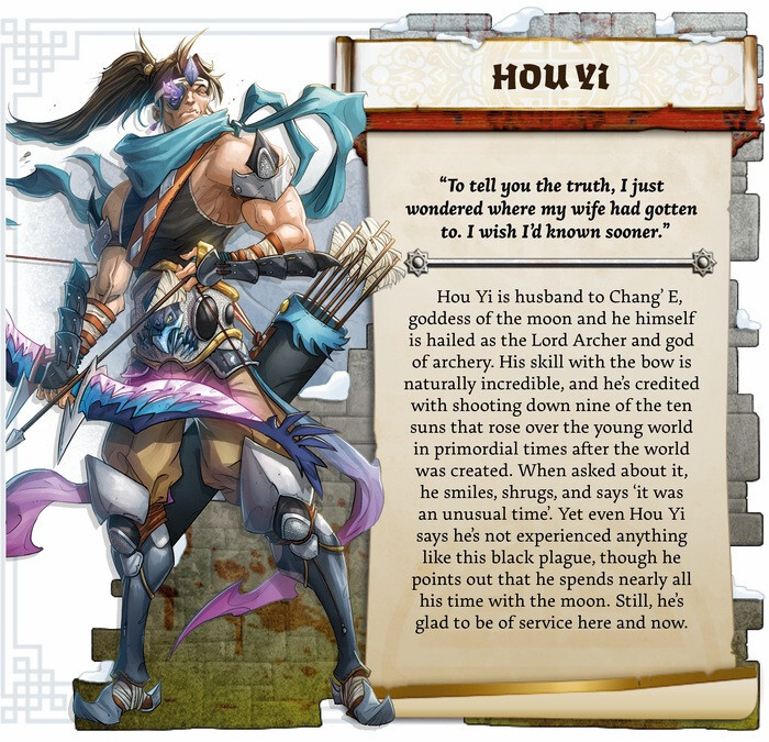 Zombicide: White Death Chang E’ and Hou Yi – Kickstarter Exclusive