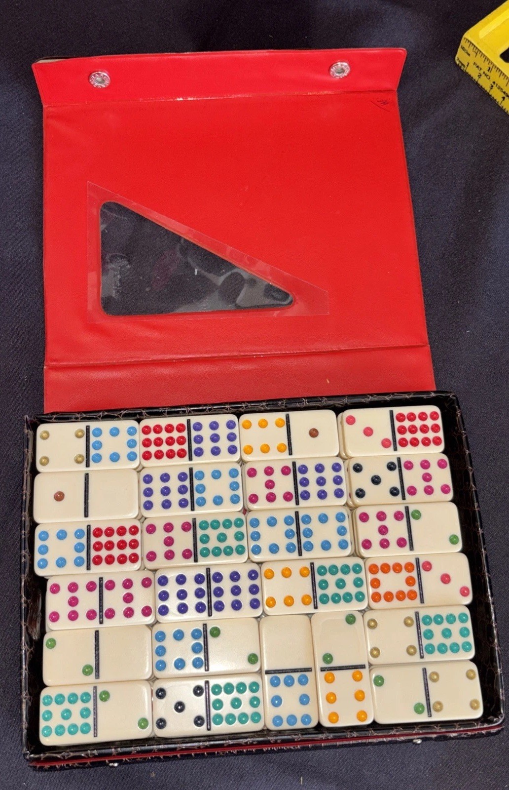 Set of 55 Professional Dominoes Double Nine Complete Set Vintage