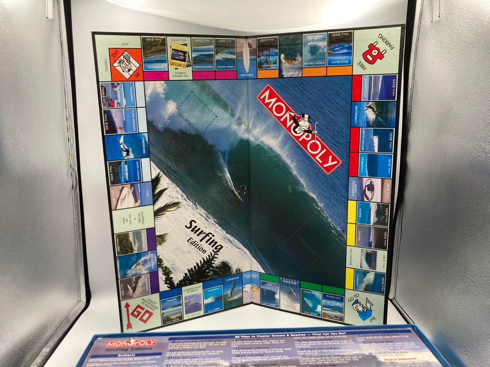 Monopoly Game Surfing Edition 2003 Parker Brothers Hasbro