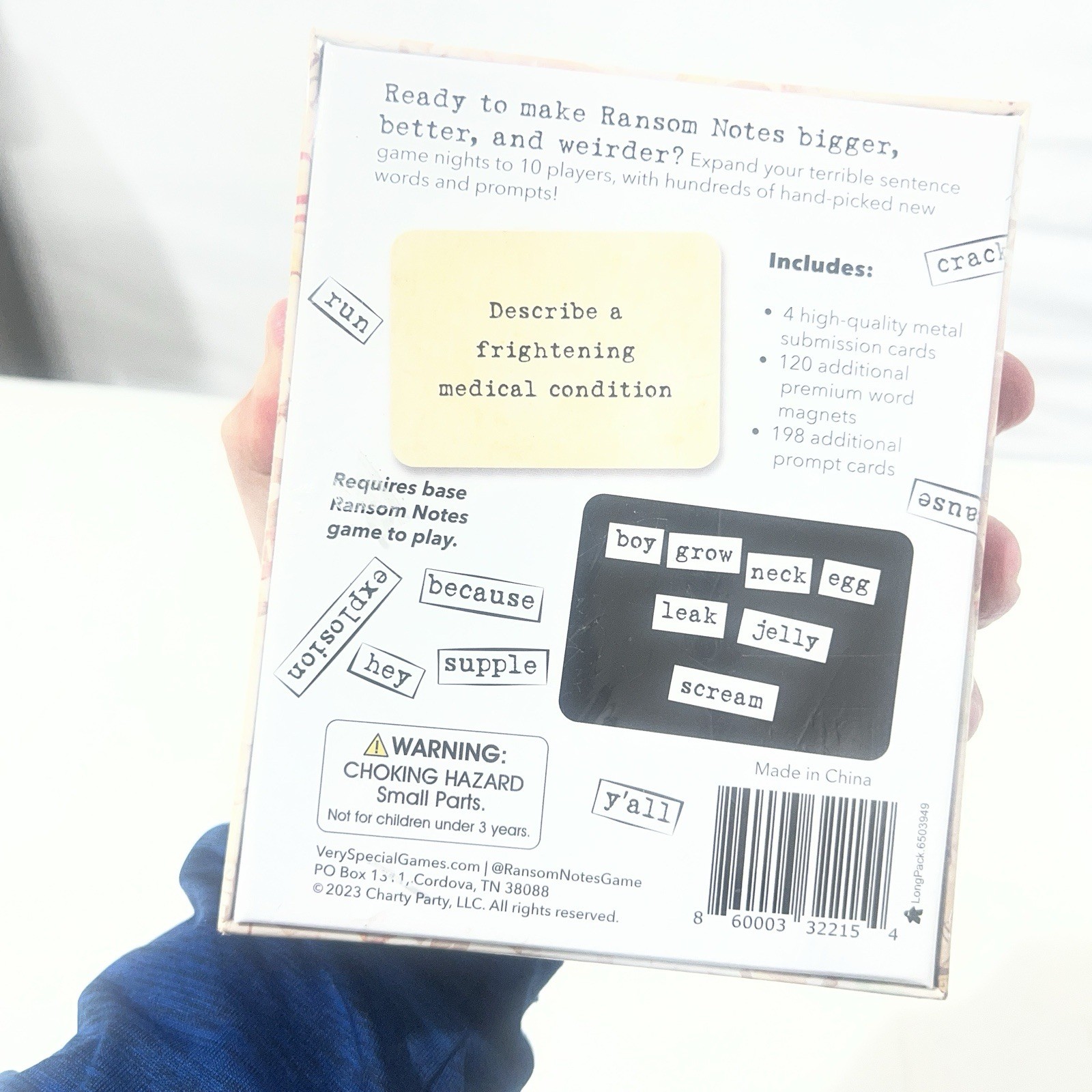 New Ransom Notes Expansion Pack Magnet Party Game 3-10 Players