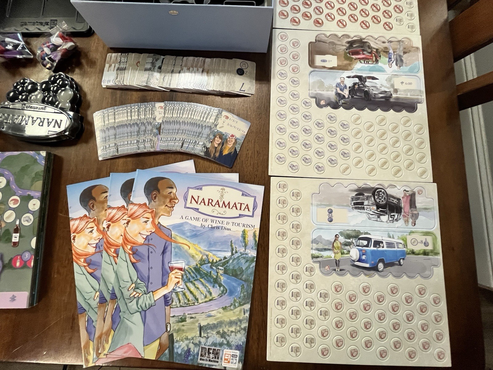 Naramata: Wine and Tourism Strategy Board Game by DEM Games, Brand New