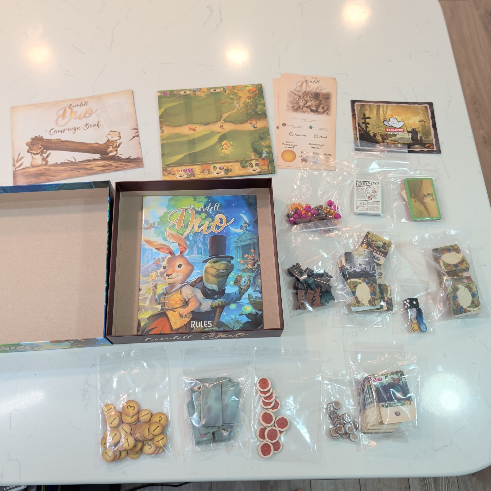 Everdell Duo Board Game – Starling Games – 100% Complete