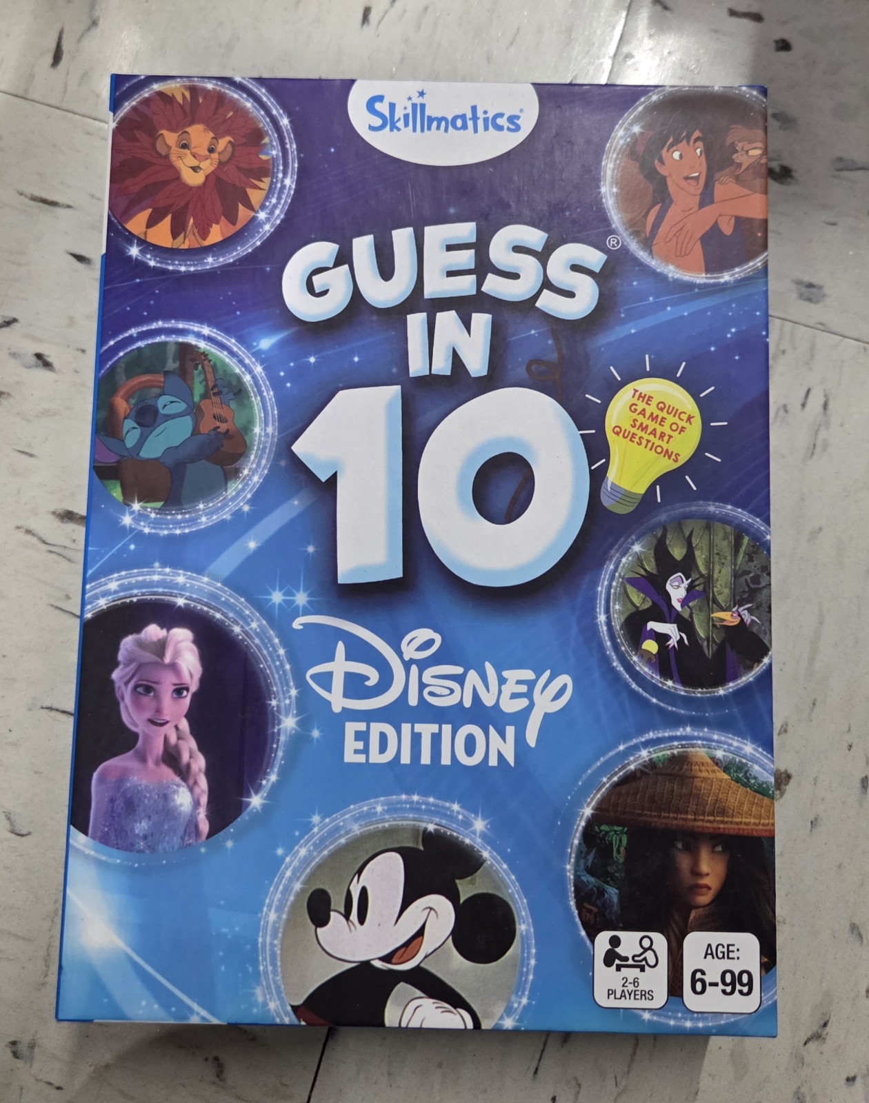 Skillmatics Guess In 10 Disney Edition 2-6 Players New Sealed Card Game