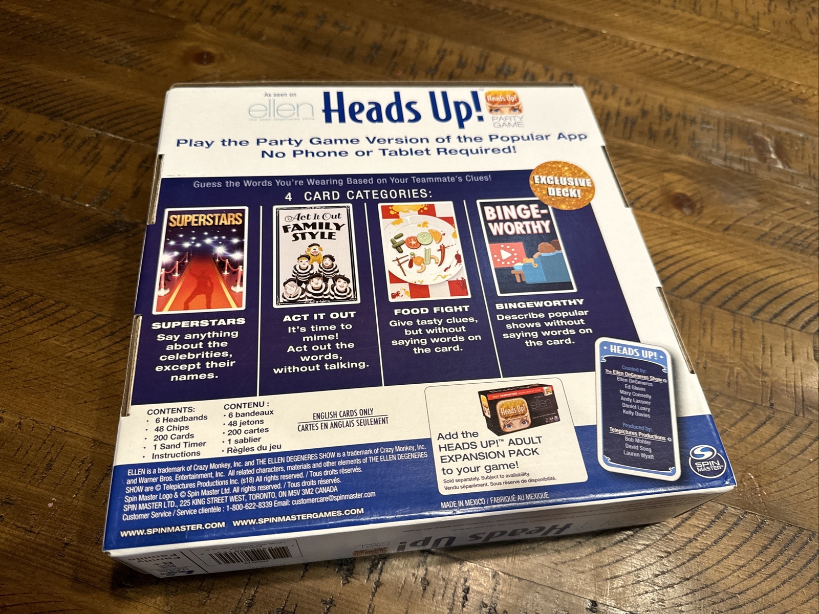 Spin Master Heads Up! Party Game Trivia 3rd Edition Family Fun