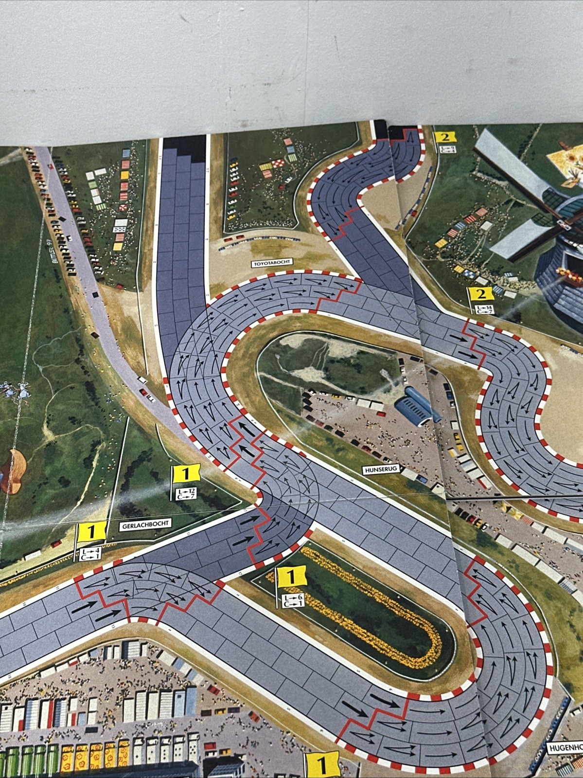 FORMULA DE Map Track Base Game Boards MONACO/ZANDVOORT #1 Nederland Circuits 1/2