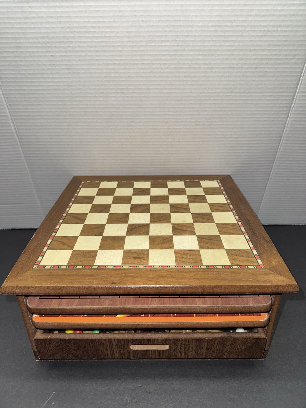 Cardinal Games Real Wood Multiple Games Retro 1980’s Classic Game Boards