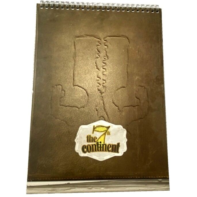 The 7th Continent Spiral Bound Notebook Brown Book Game KS Accessory NEW SEALED
