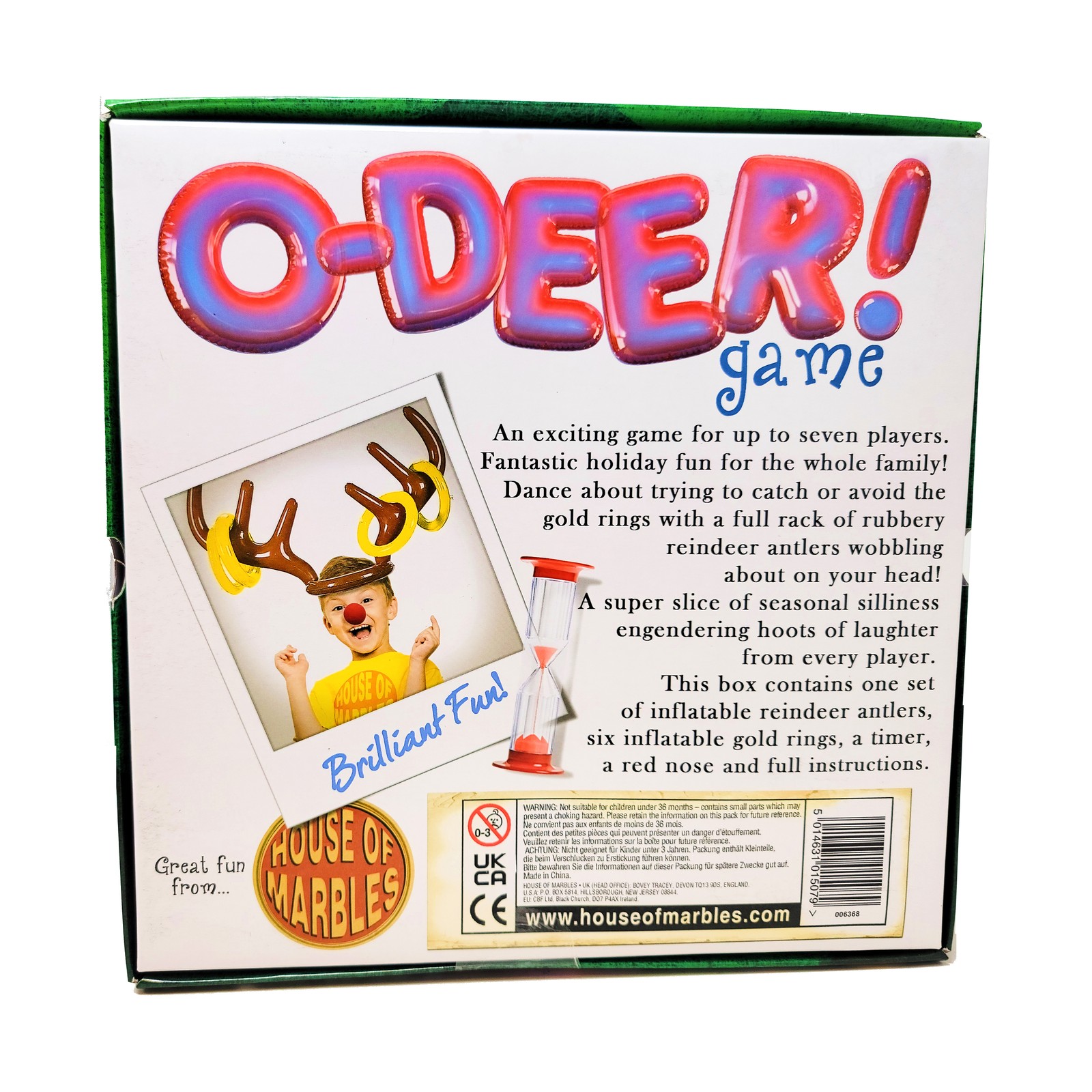 New – House of Marbles O-Deer! – The Crazy Christmas Game – Ages 5+