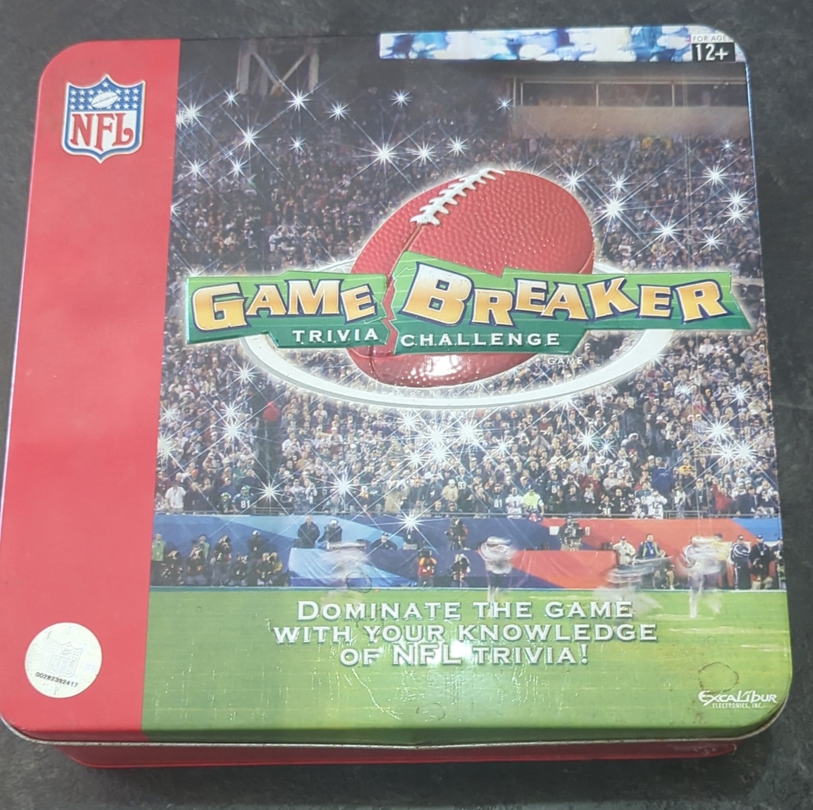 Excalibur NFL Game Breaker Trivia Challenge Board Game Timer Ages 12+ NF-05