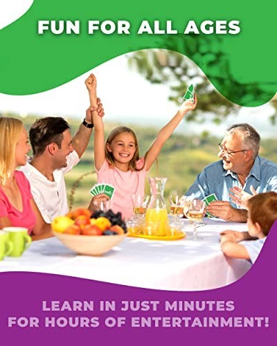 Card Game 2 to 6 Players Fast-Paced Family Fun Ages 4 and Up 15 Minutes Playtime