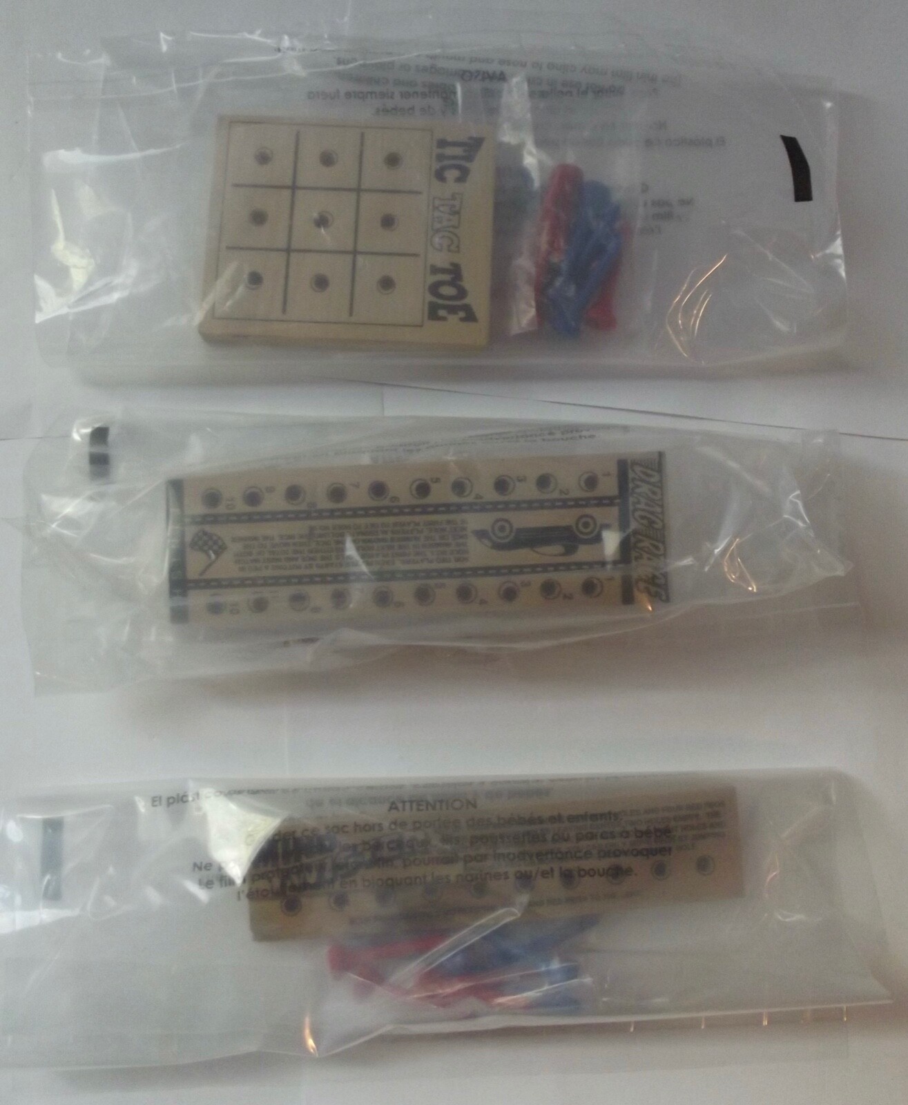 Wooden Travel Peg Games Lot of 3 Galaxy IQ Mind Twister Tic Tac Toe racing wood