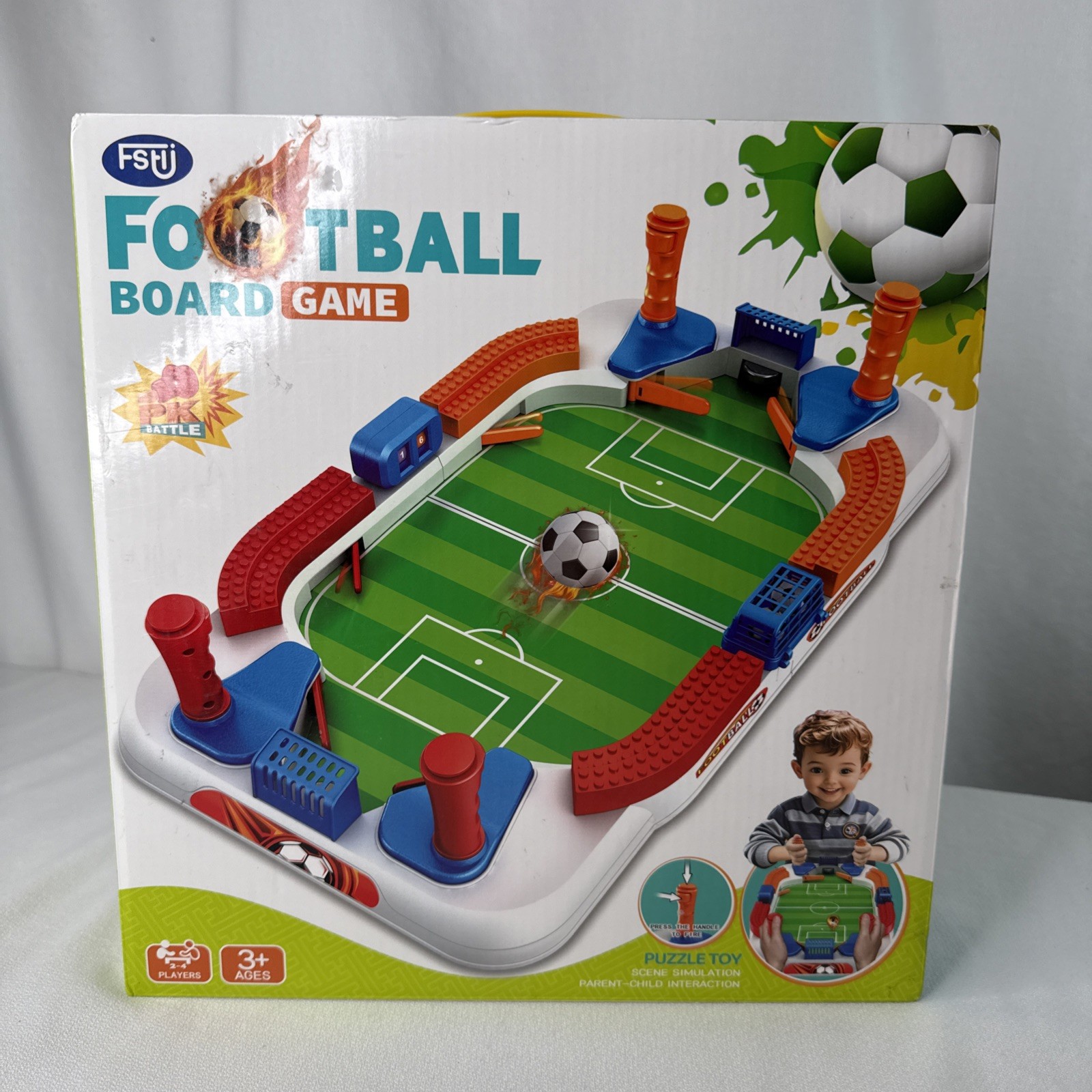 Tabletop Parent & Kids Football Soccer Game Board Game Interactive Fun