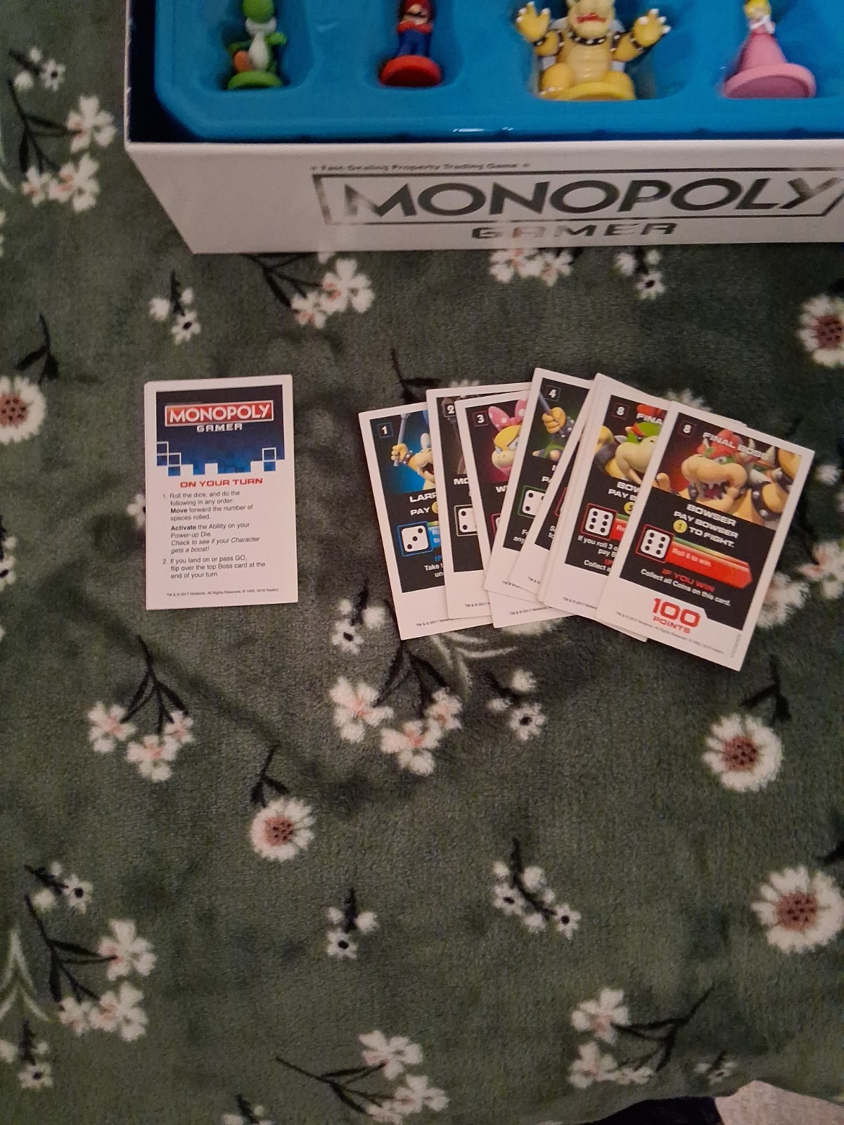 Monopoly Gamer Super Mario Complete Game with Six Add-On Character Figures
