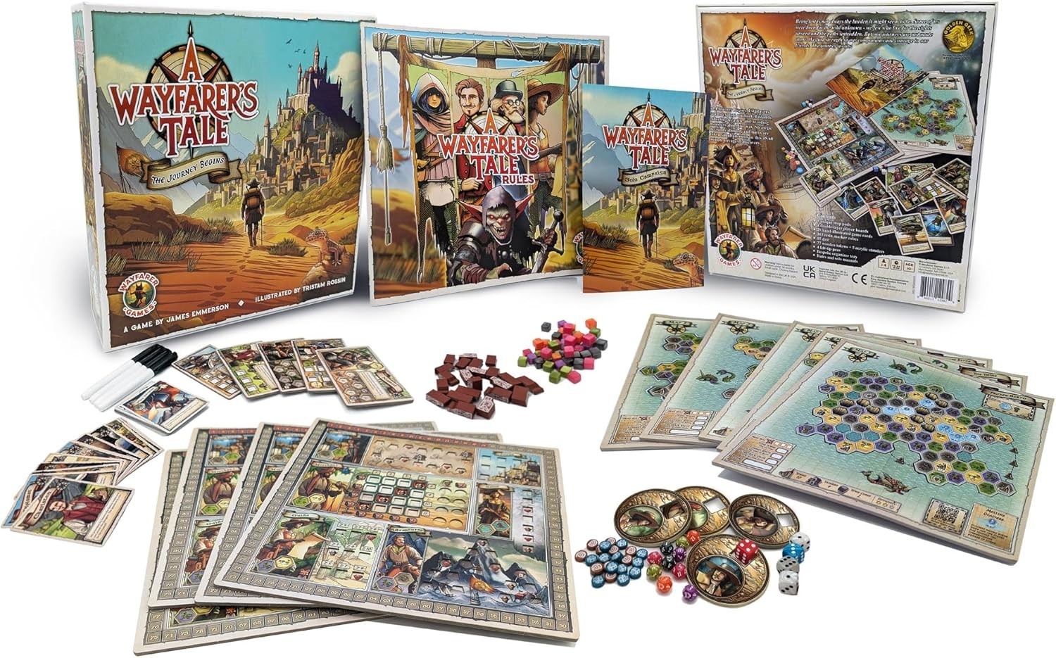 A Wayfarer’s Tale: The Journey Begins – Strategic Board Game for 1–4 Players,…