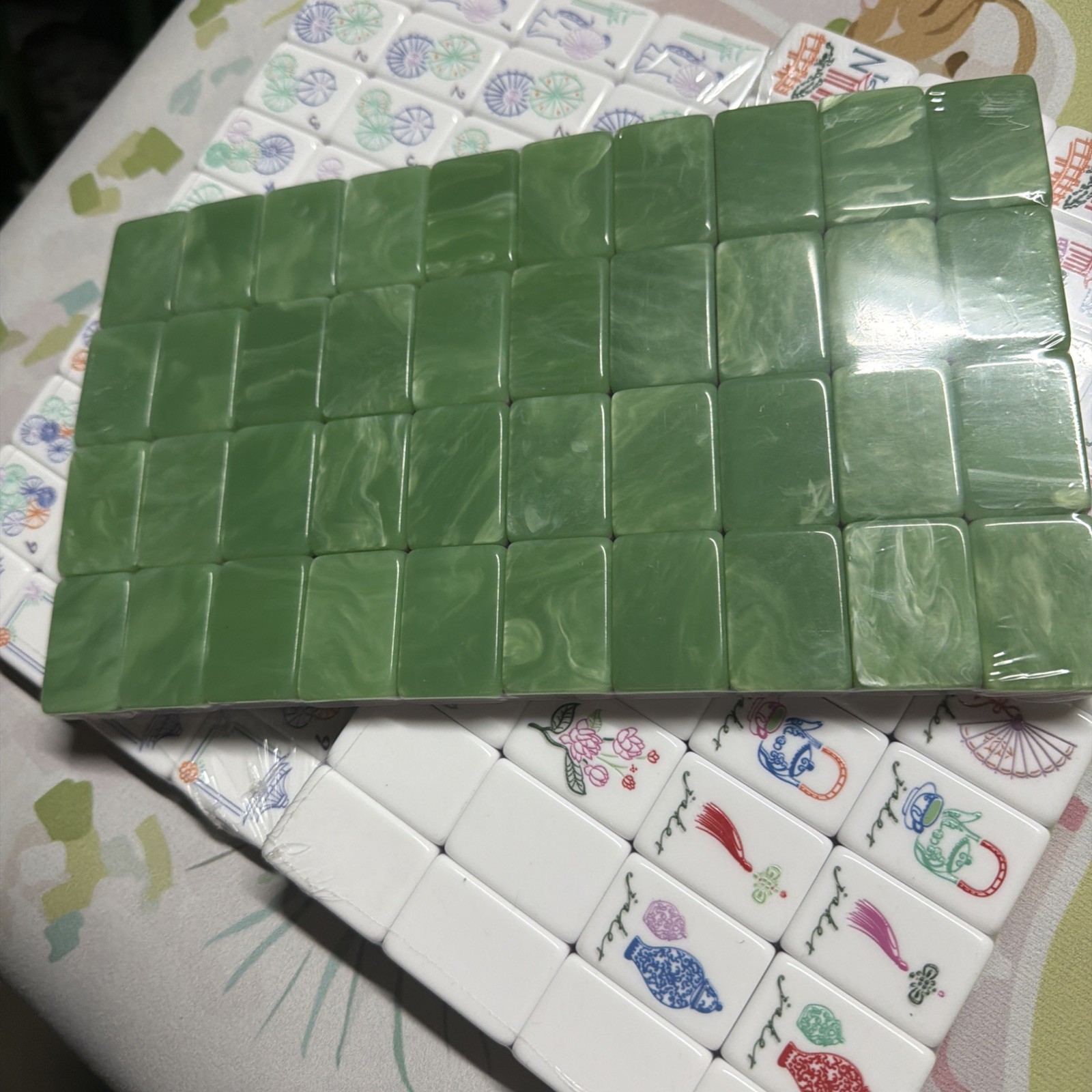 160 Mahjong Playing Tiles for American Style Game（12）