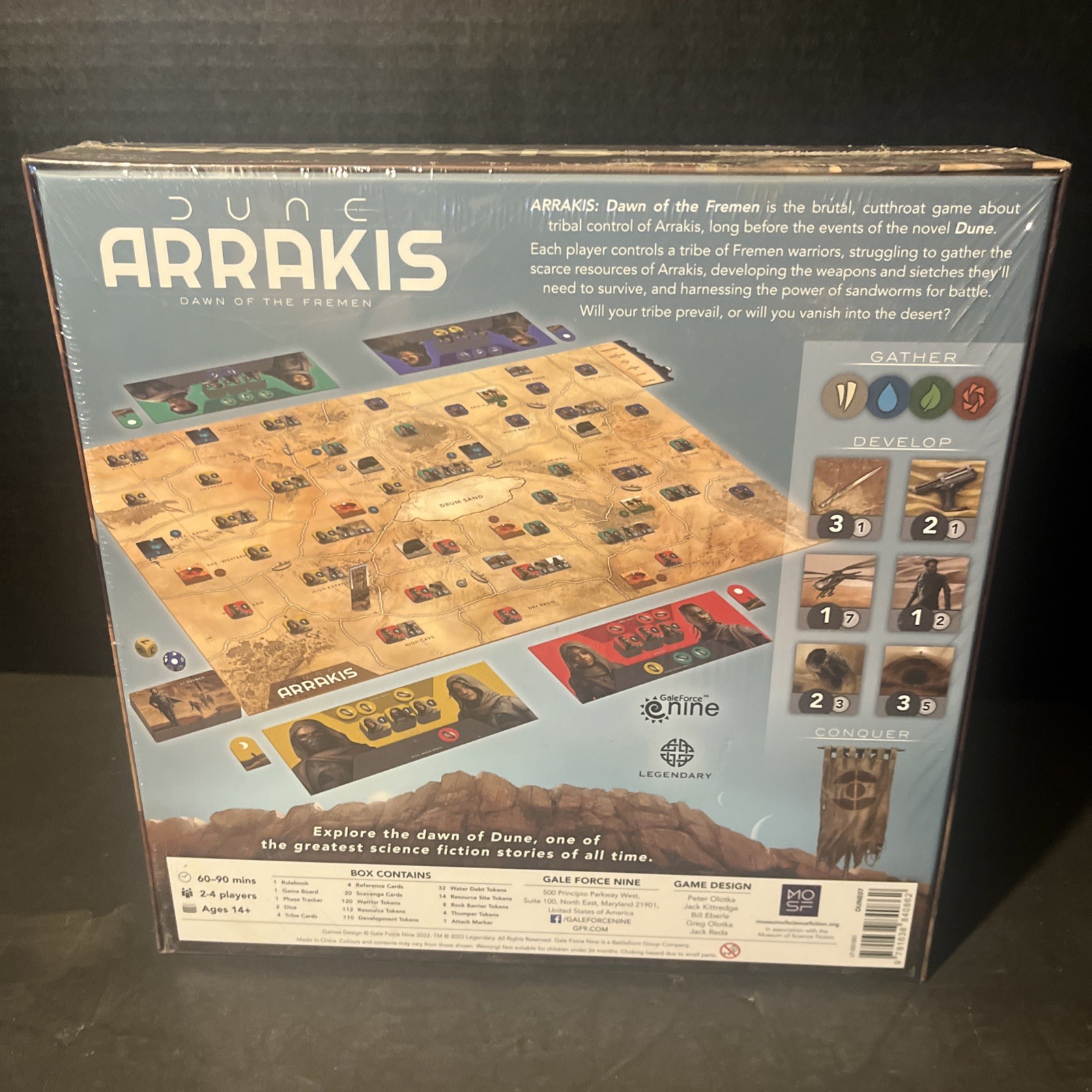 Dune: Arrakis ~ Dawn of the Fremen NEW! Gale Force Nine 8A